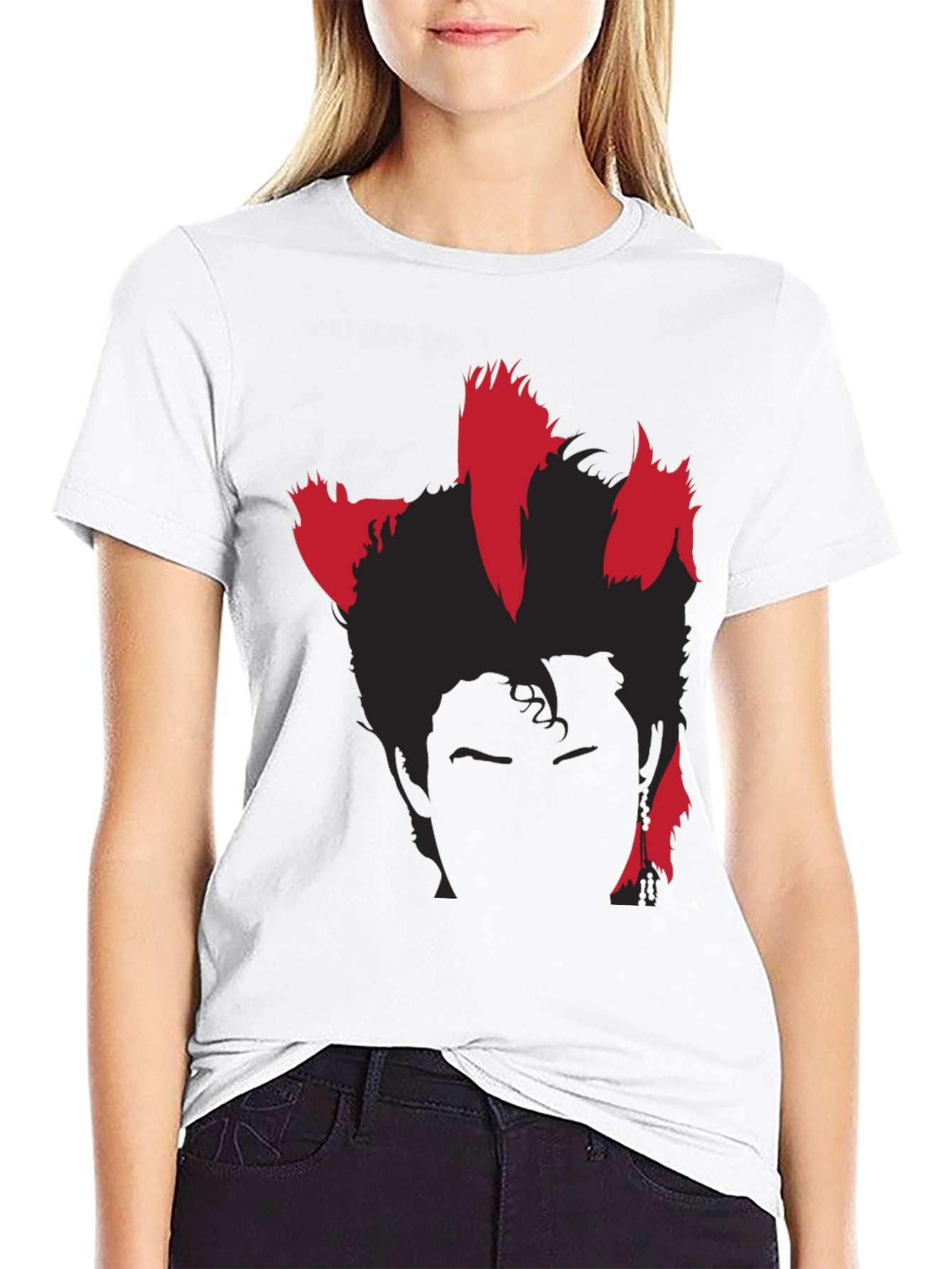 Anime Silhouette Graphic Tee