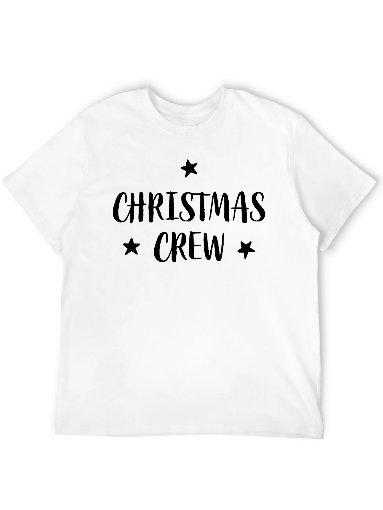 Christmas Crew Graphic Tee Shirt Holiday Gift
