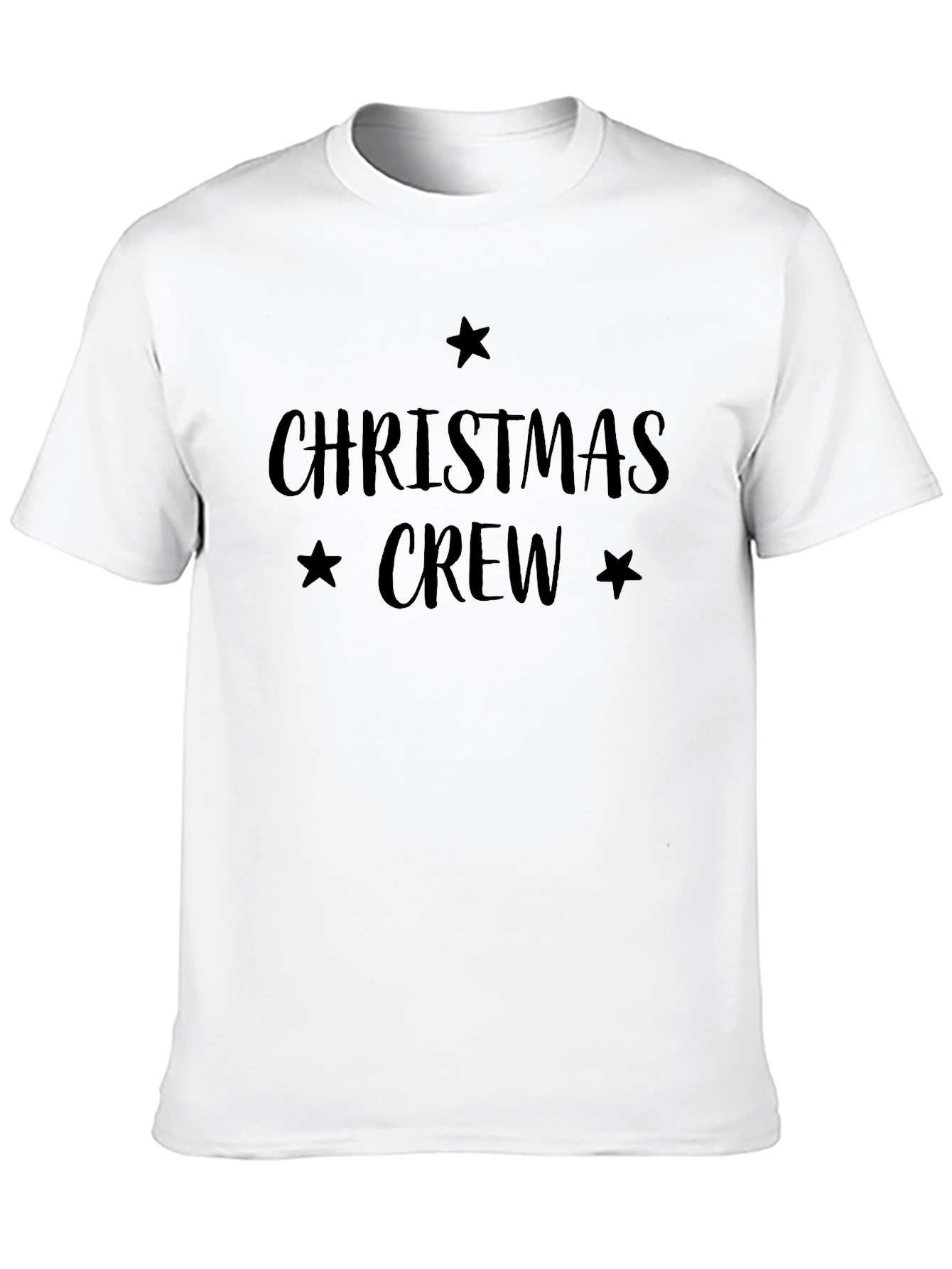 Christmas Crew Graphic Tee Shirt Holiday Gift