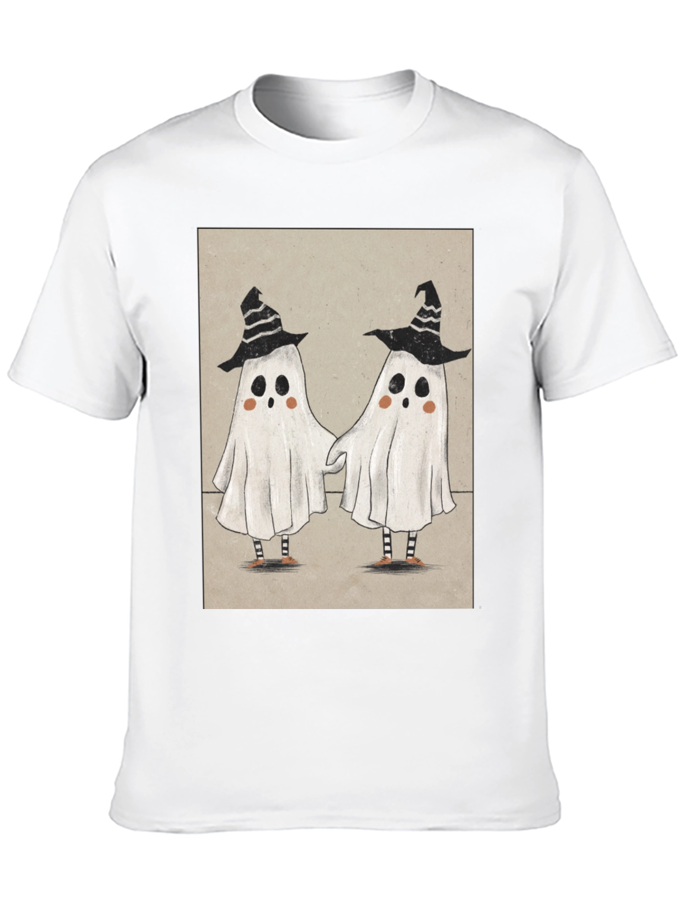 Cute Ghostly Duo Halloween T-Shirt