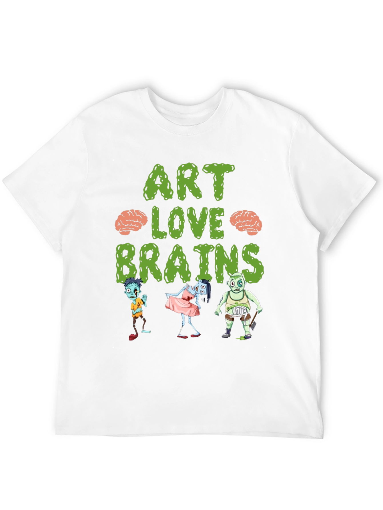 Art Love Brains Zombie T-Shirt