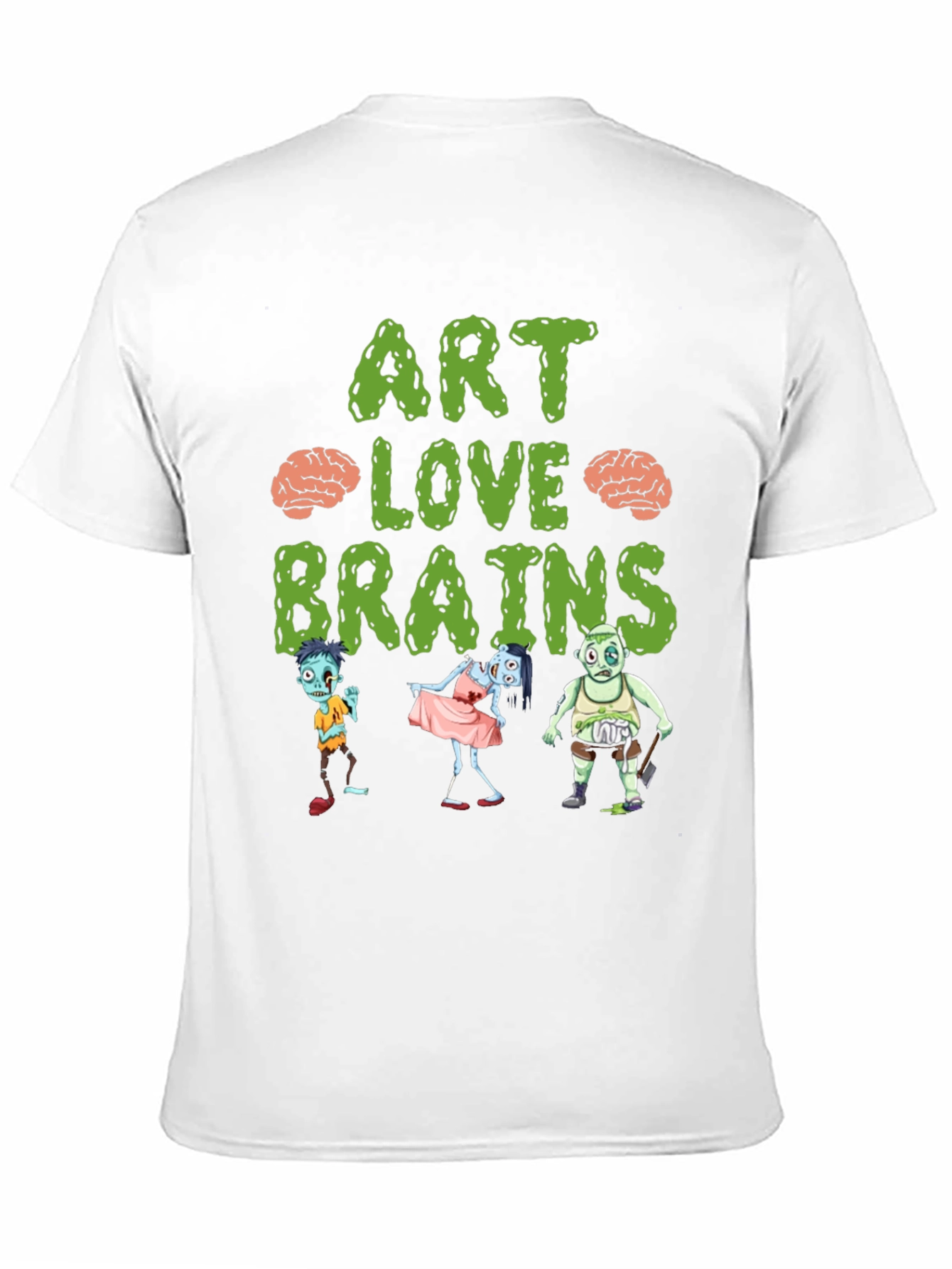 Art Love Brains Zombie T-Shirt