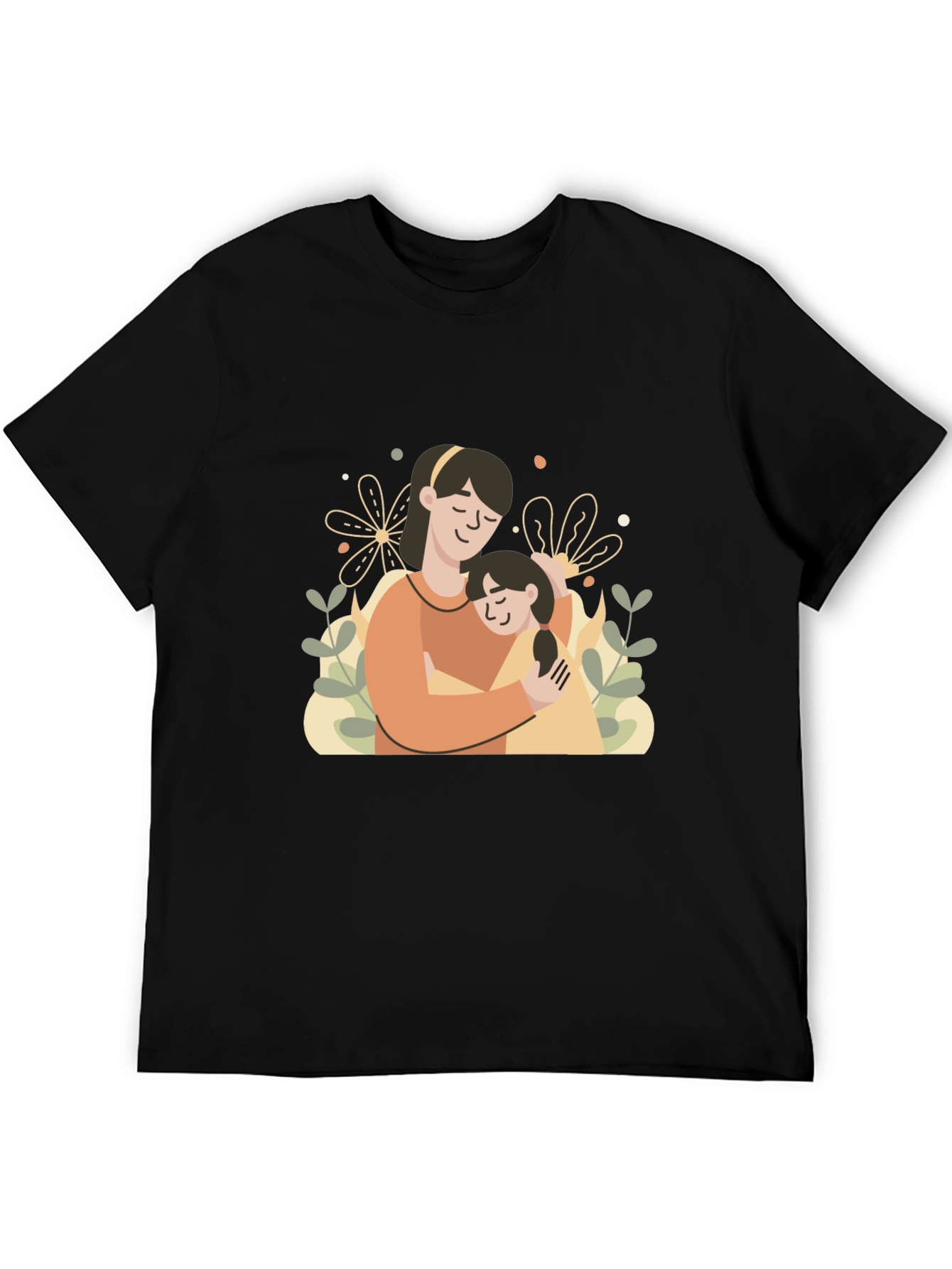 Mothers Day Tee: Mother and Daughter Graphic