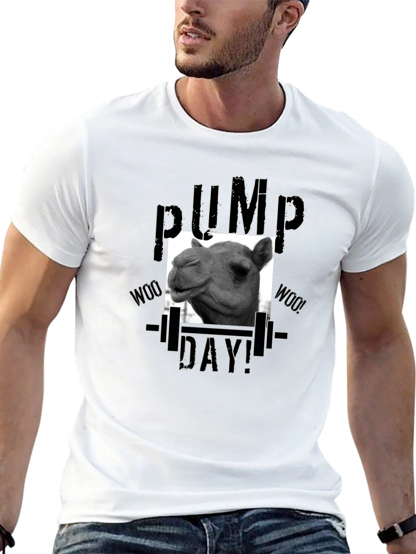 Camel Pump Day Black T-Shirt