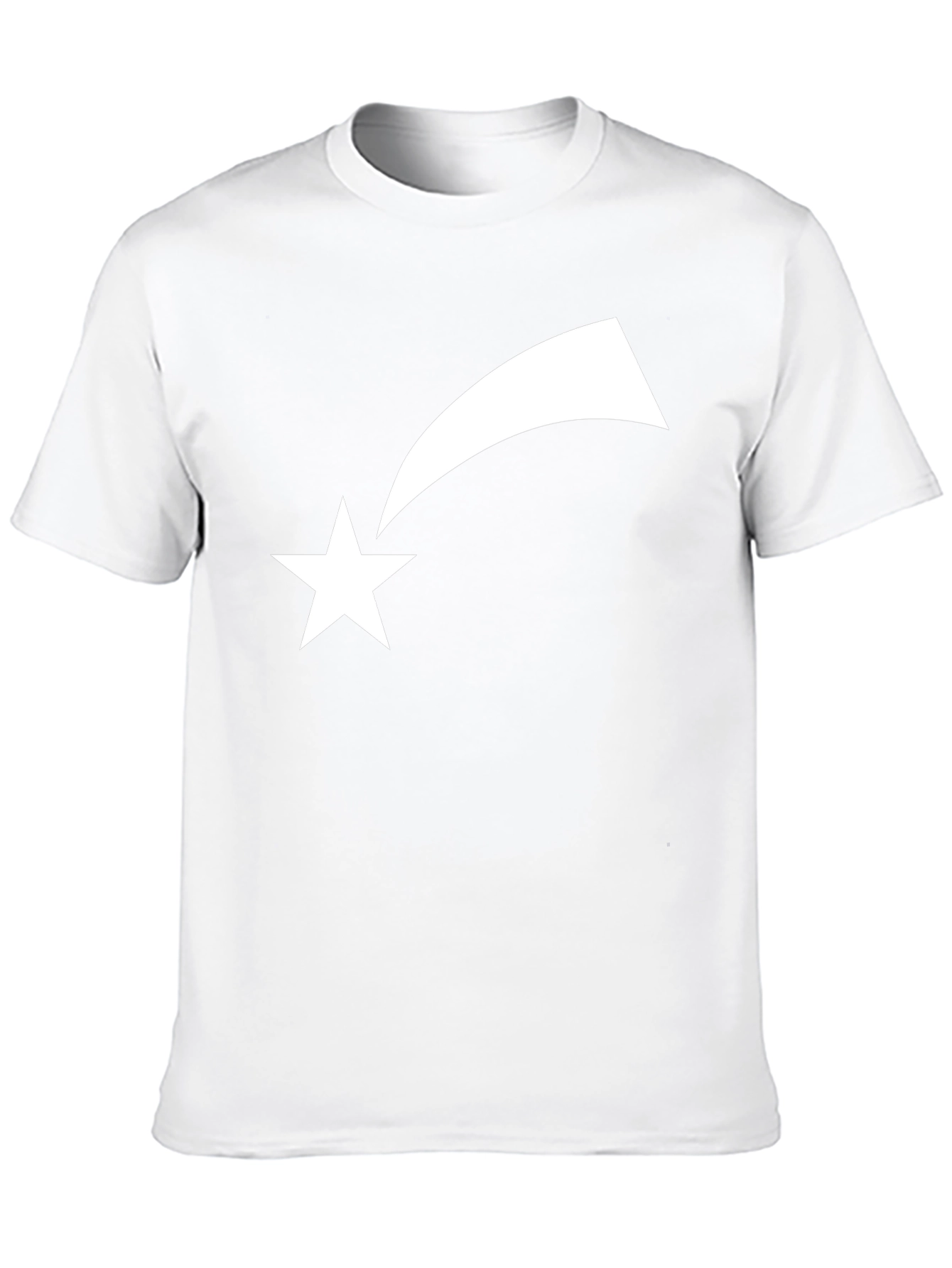 Shooting Star Graphic Tee - Black Cotton