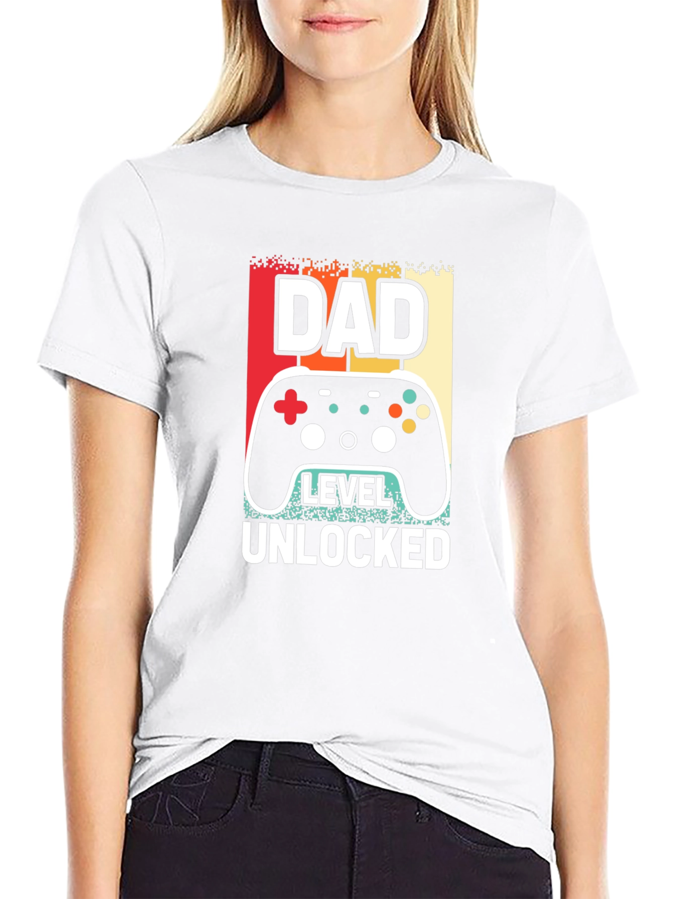 Dad Level Unlocked T-Shirt - Gamer Dad Tee