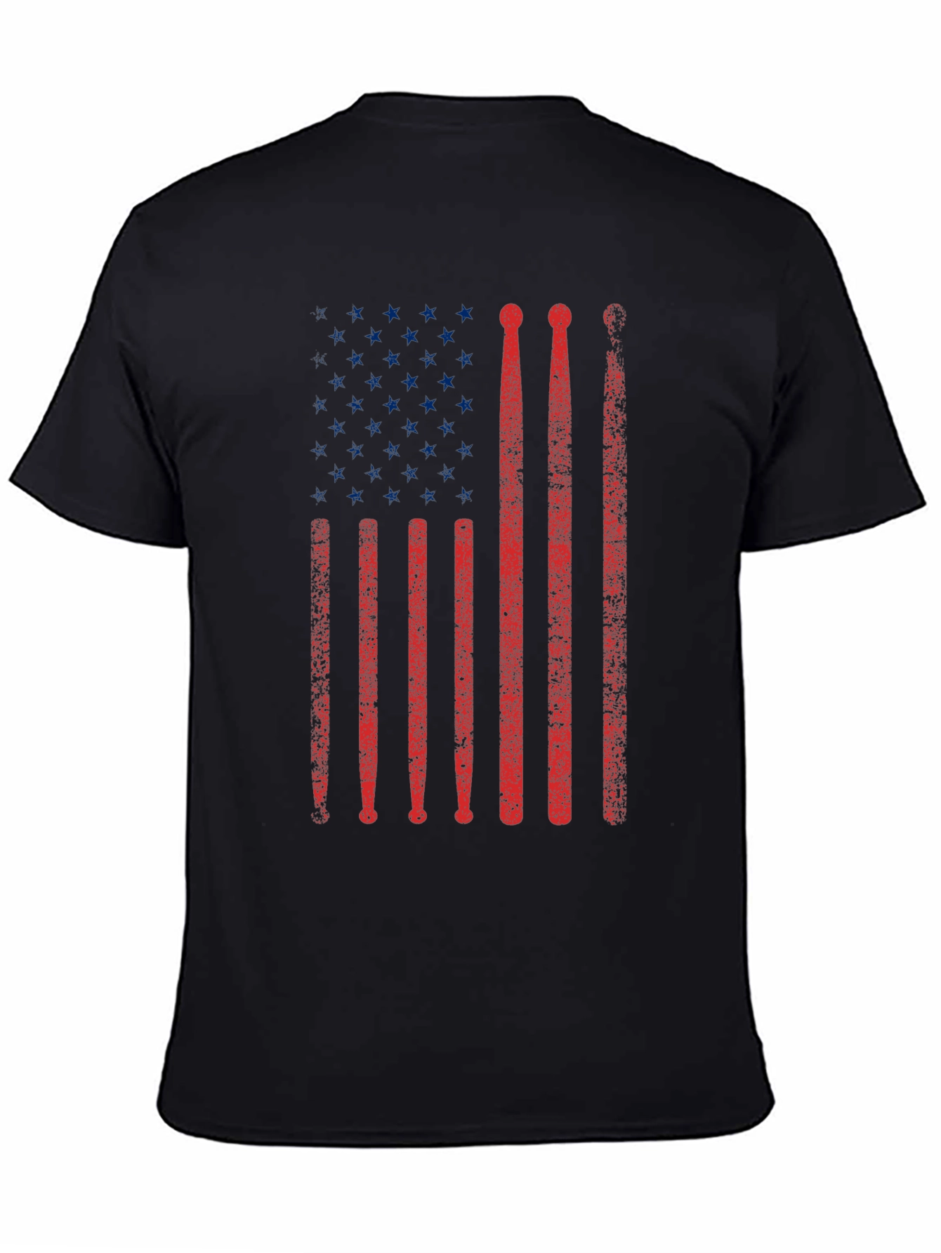 Drummer American Flag T-Shirt