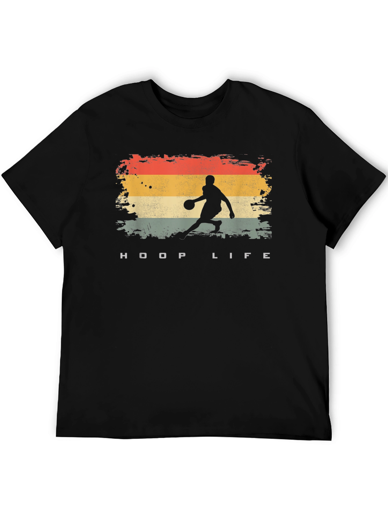 Hoop Life Retro Graphic T-Shirt