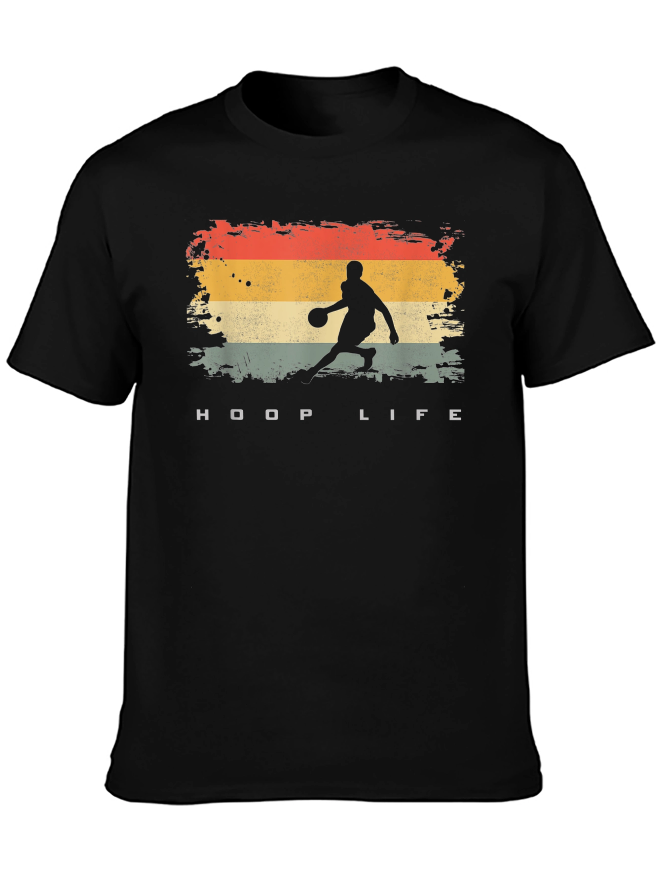 Hoop Life Retro Graphic T-Shirt