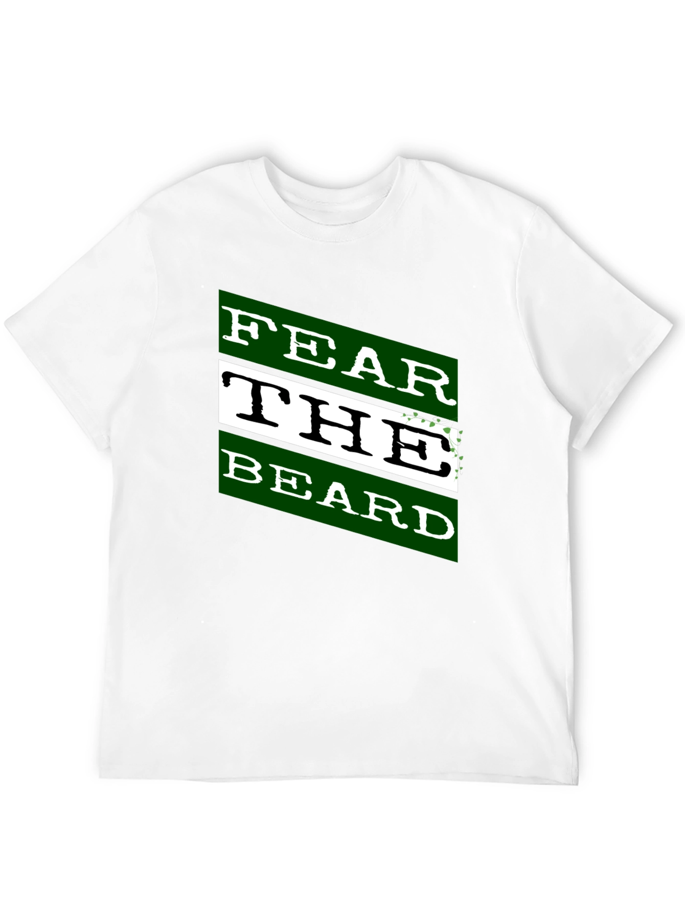 Fear the Beard Graphic Black T-Shirt