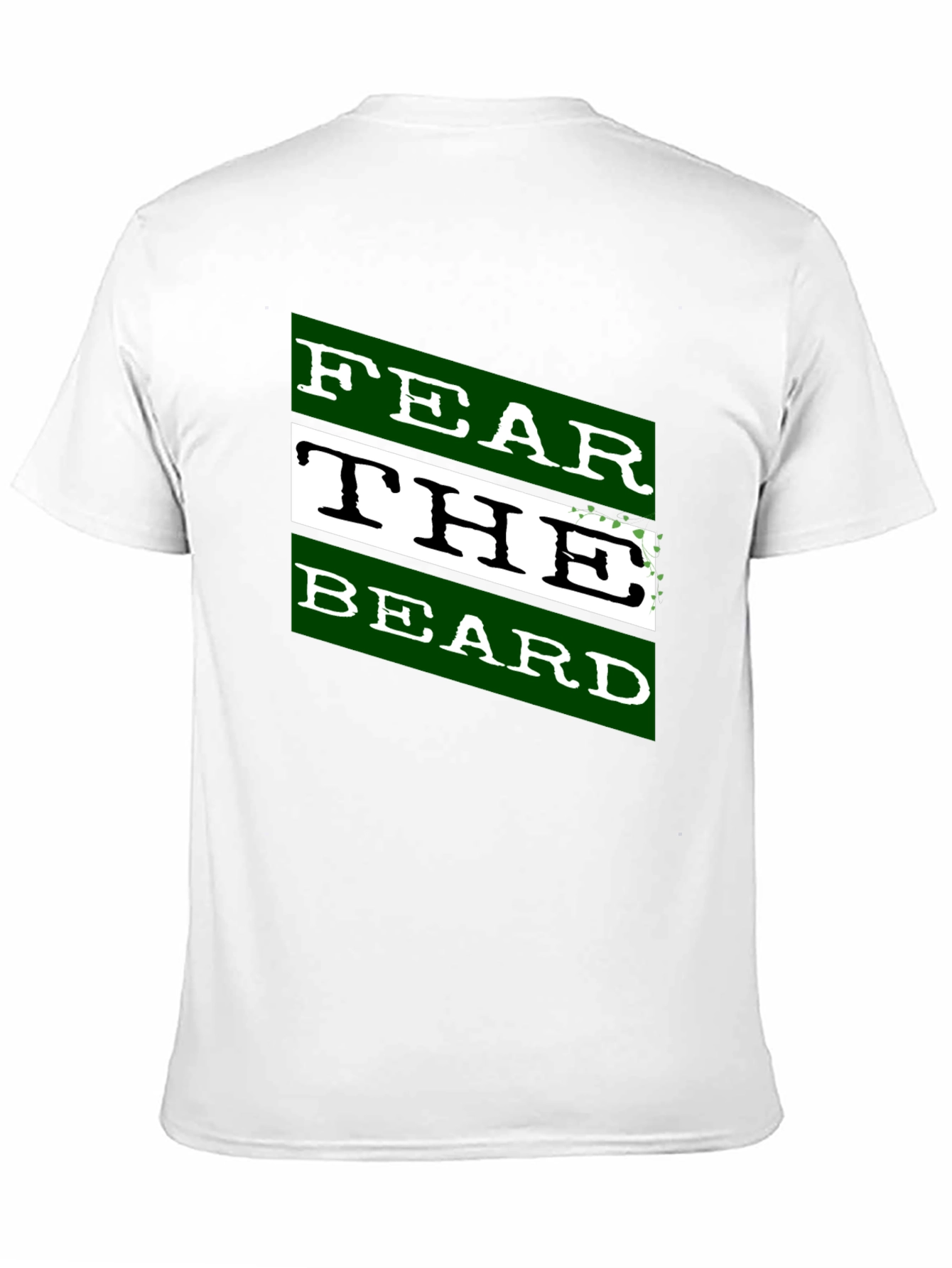 Fear the Beard Graphic Black T-Shirt