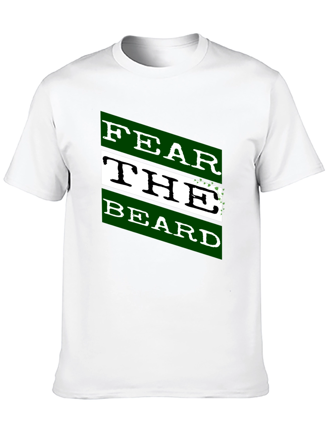 Fear the Beard Graphic Black T-Shirt
