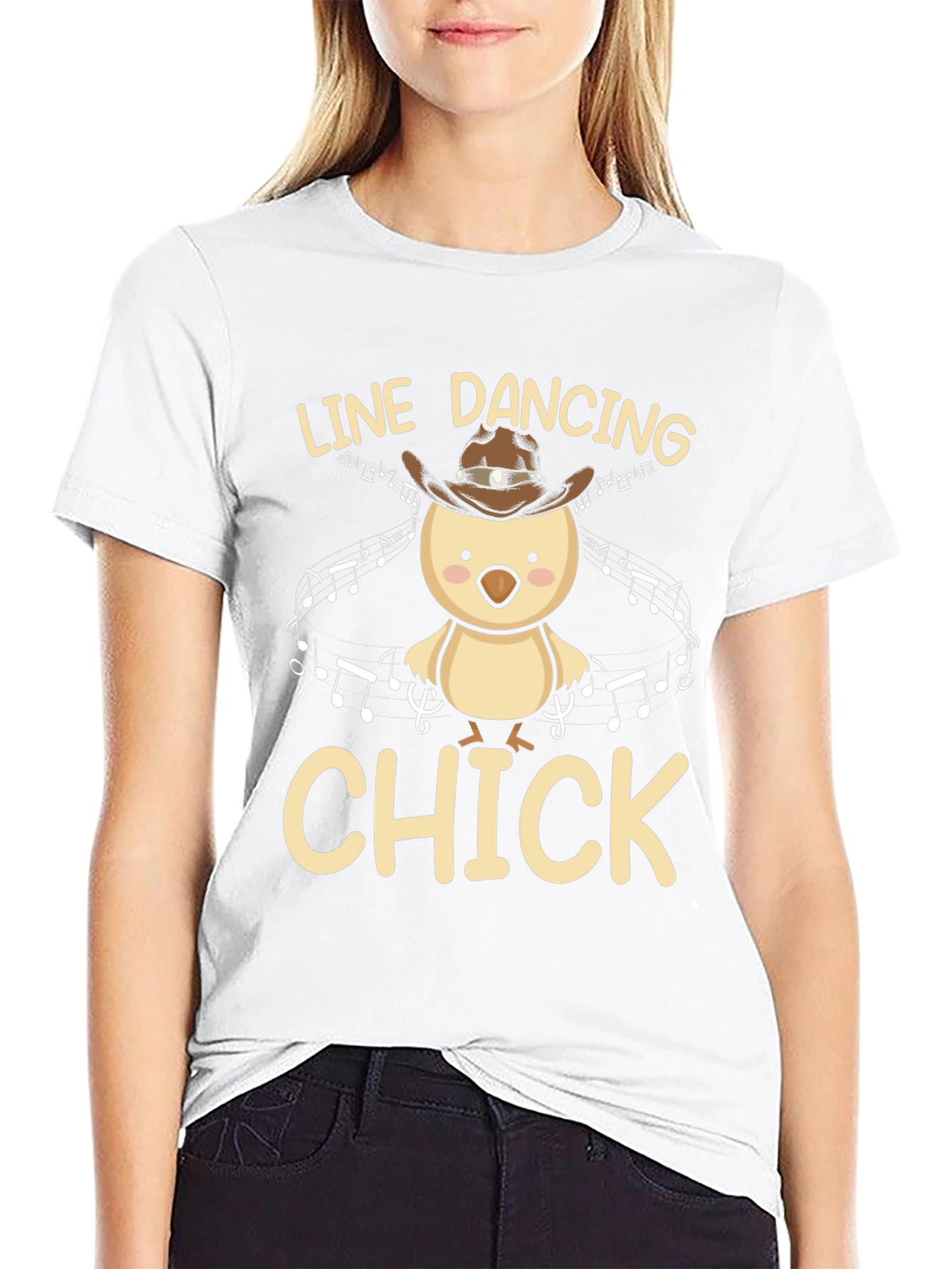 Line Dancing Chick T-Shirt
