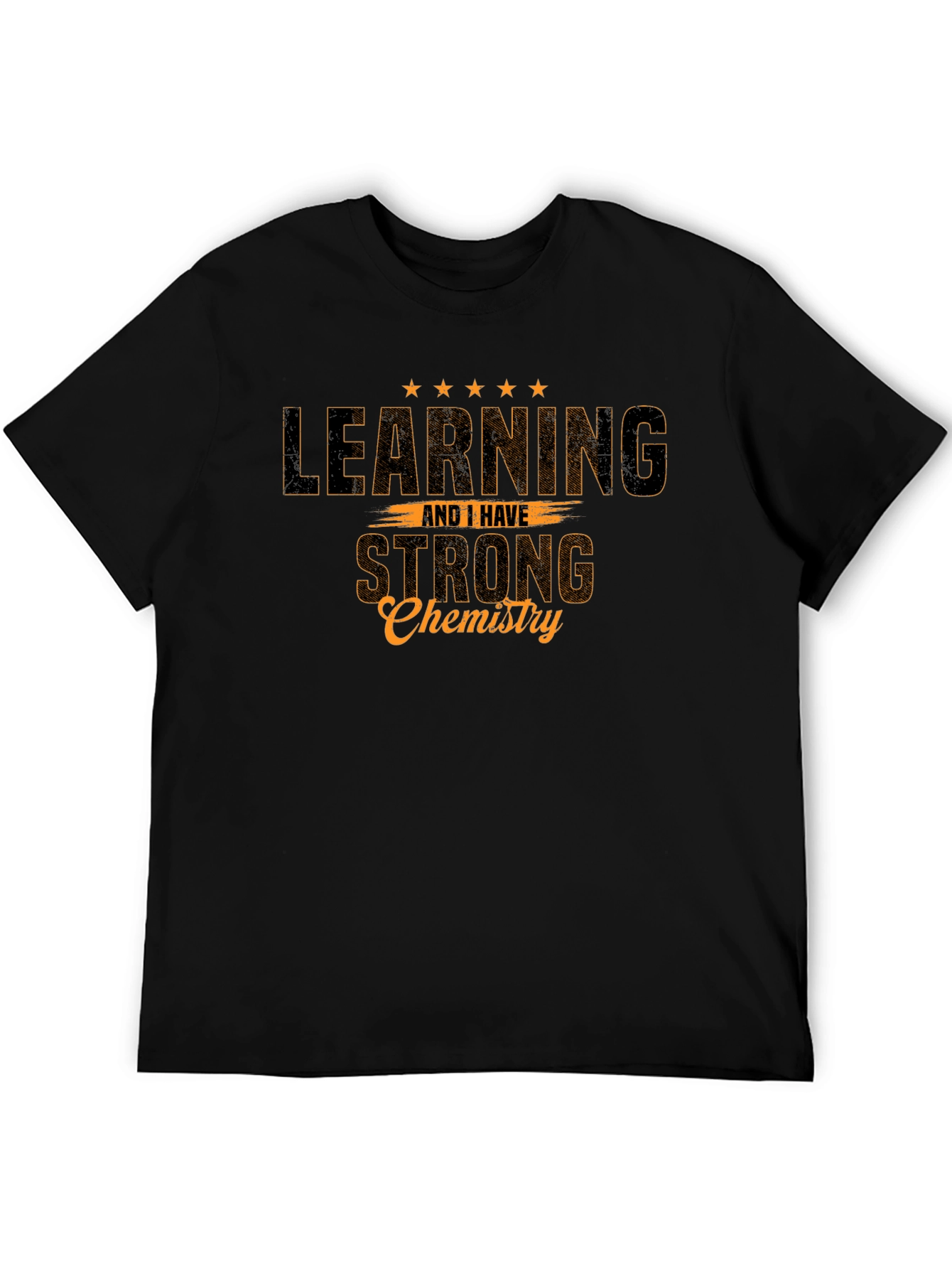 Learning Chemistry Graphic Tee - Black Cotton T-Shirt
