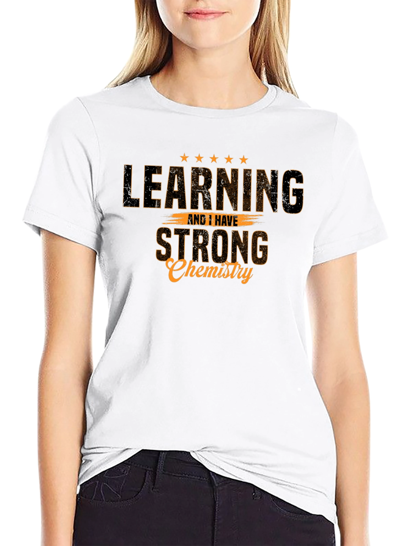 Learning Chemistry Graphic Tee - Black Cotton T-Shirt