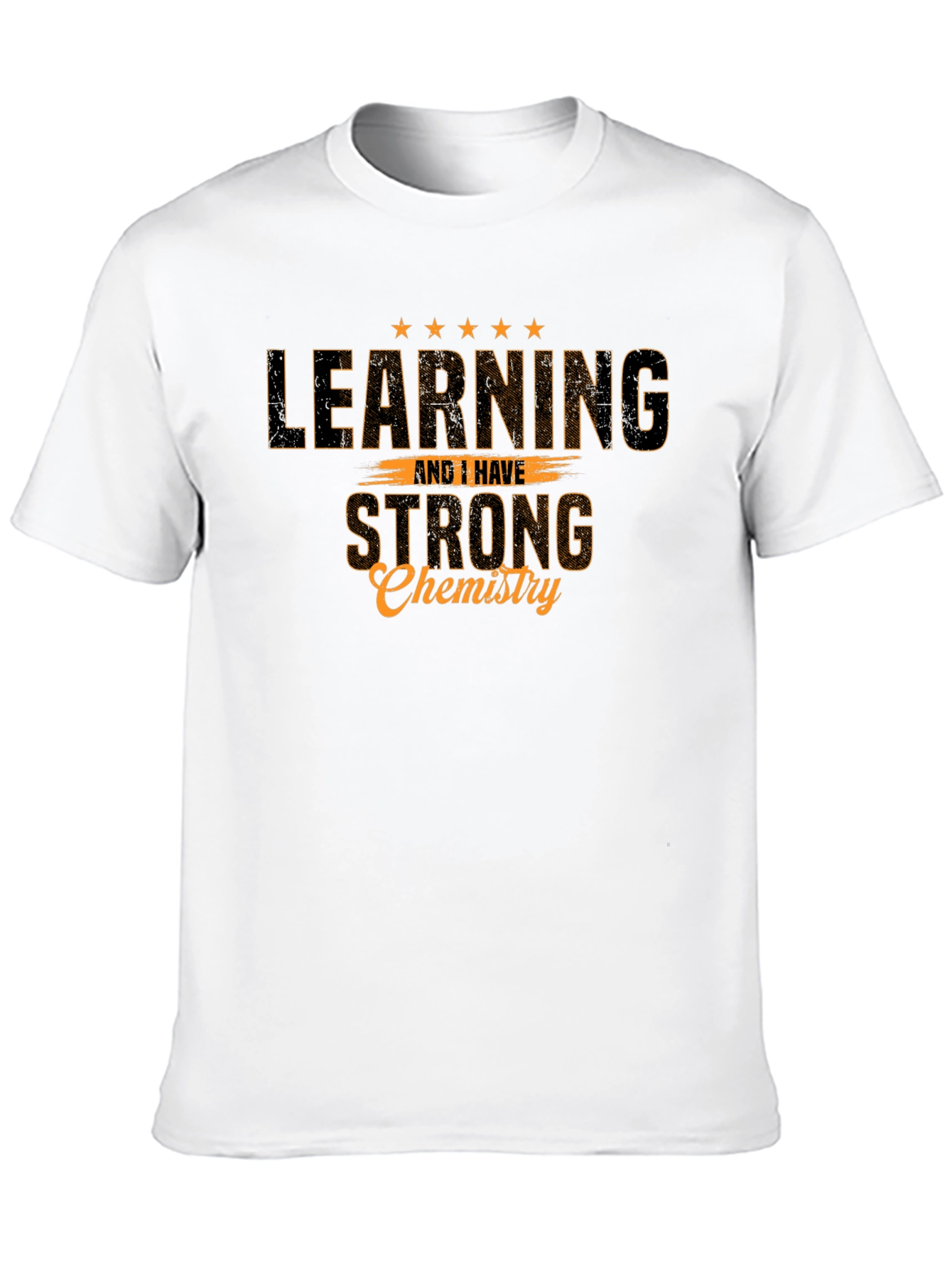 Learning Chemistry Graphic Tee - Black Cotton T-Shirt