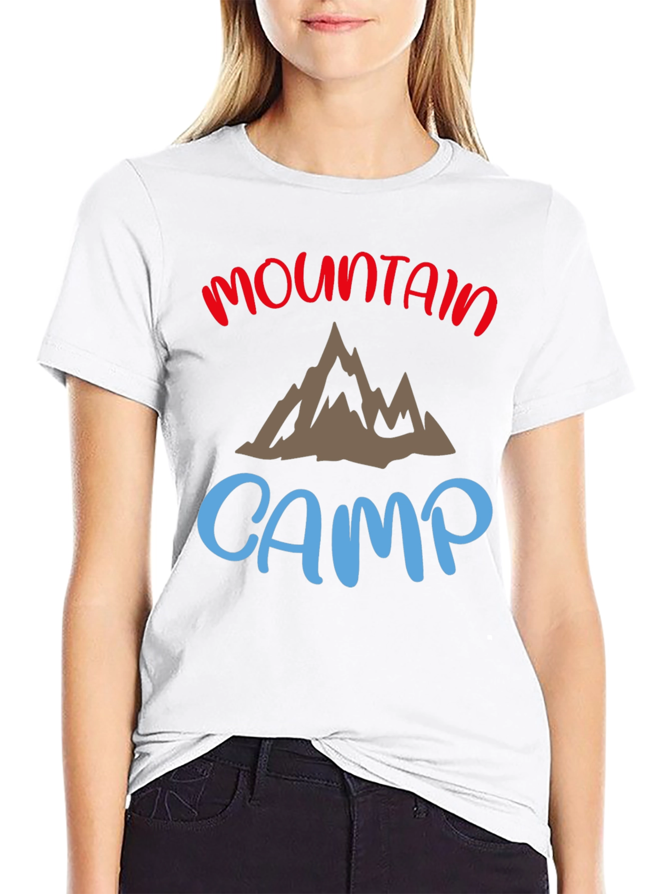 Mountain Camp Graphic Tee - Black