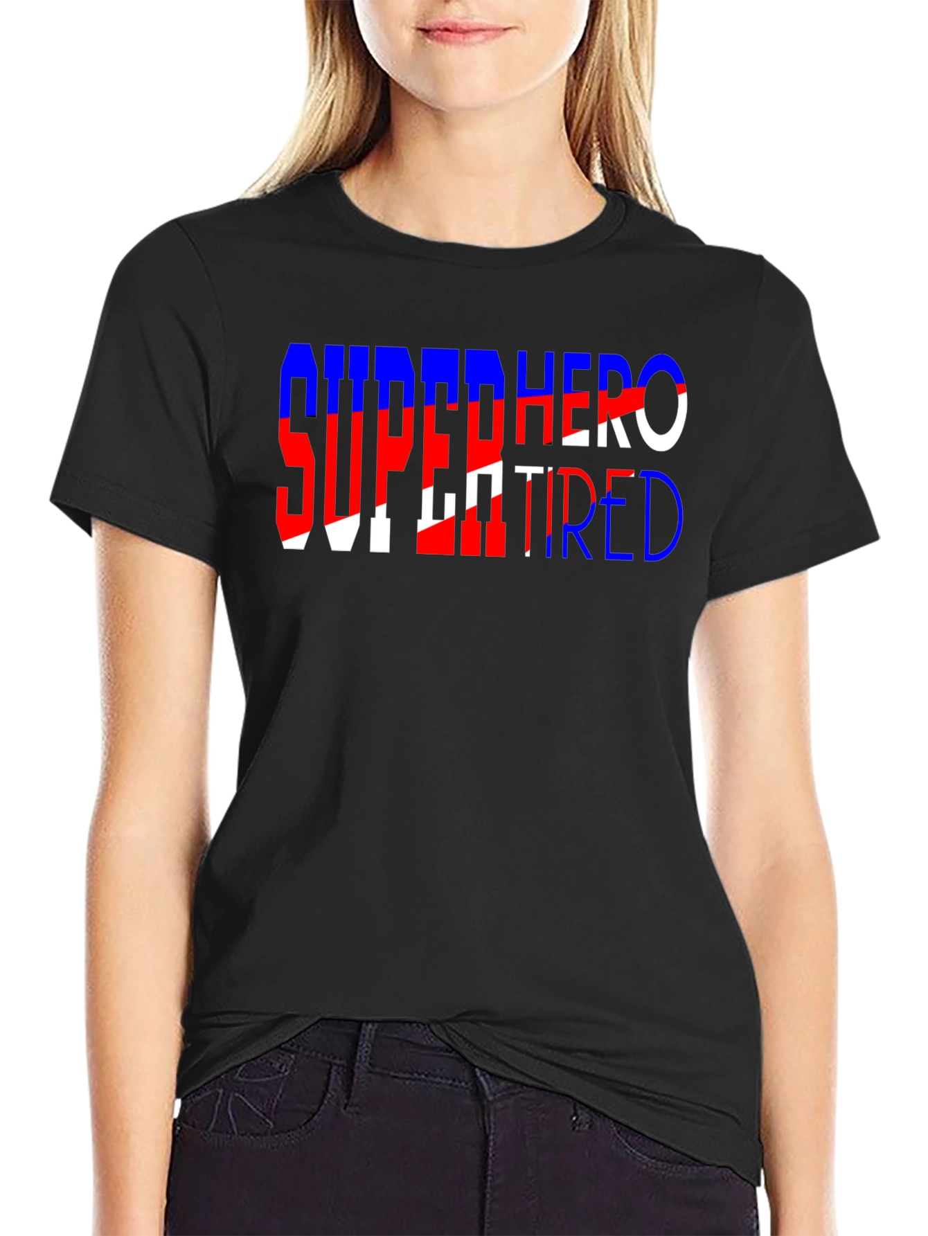Superhero Retired T-Shirt Funny Graphic Tee