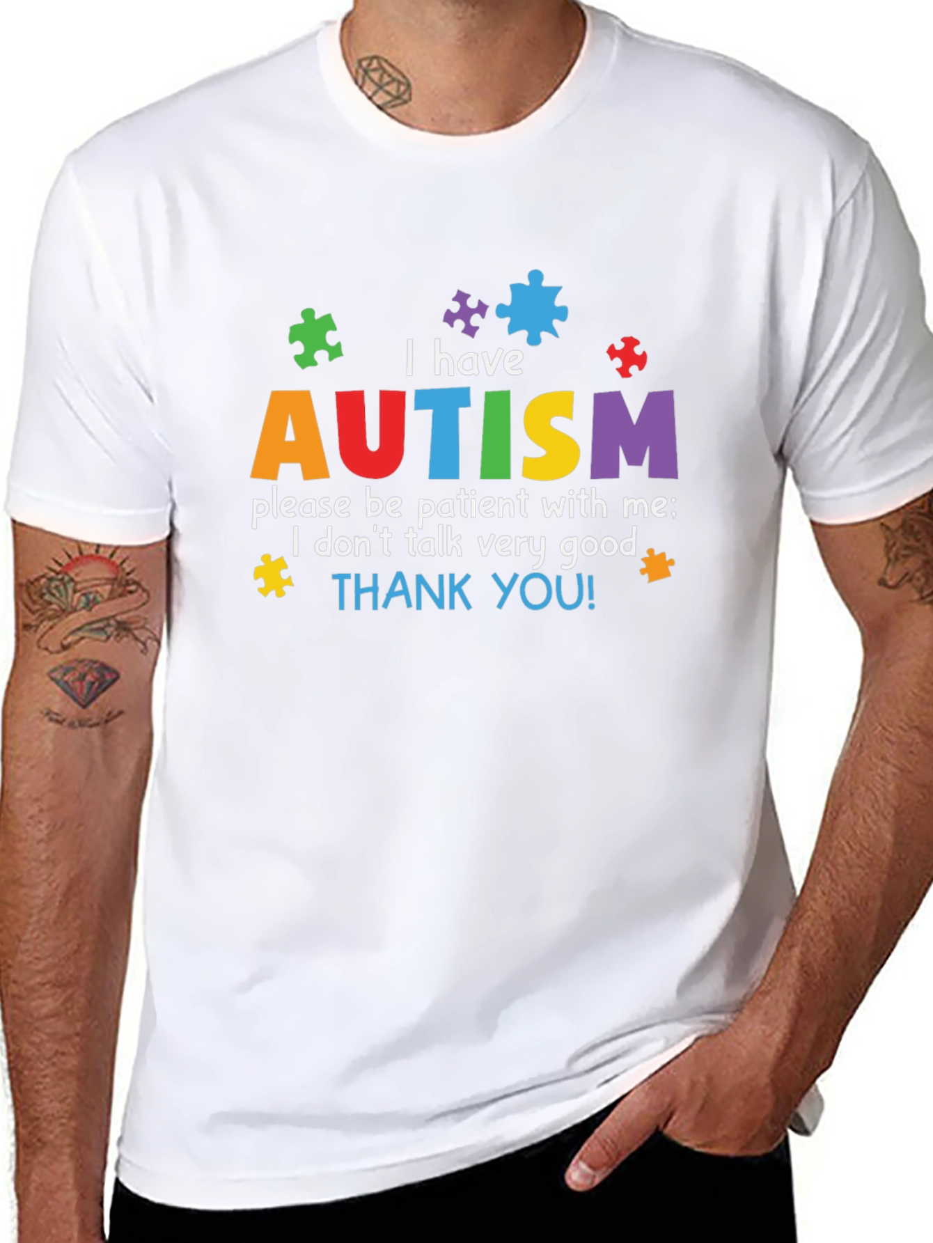 Autism Awareness Graphic T-Shirt - Patient & Kind