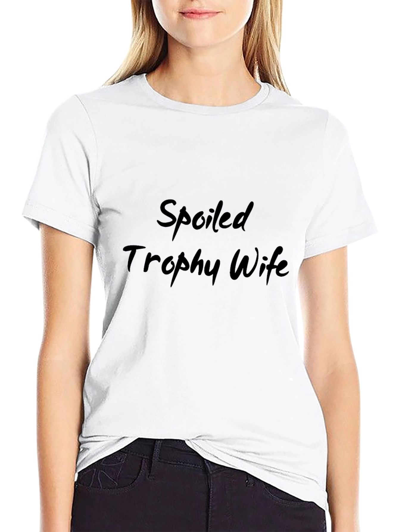 Spoiled Trophy Wife T-Shirt - Novelty Graphic Tee