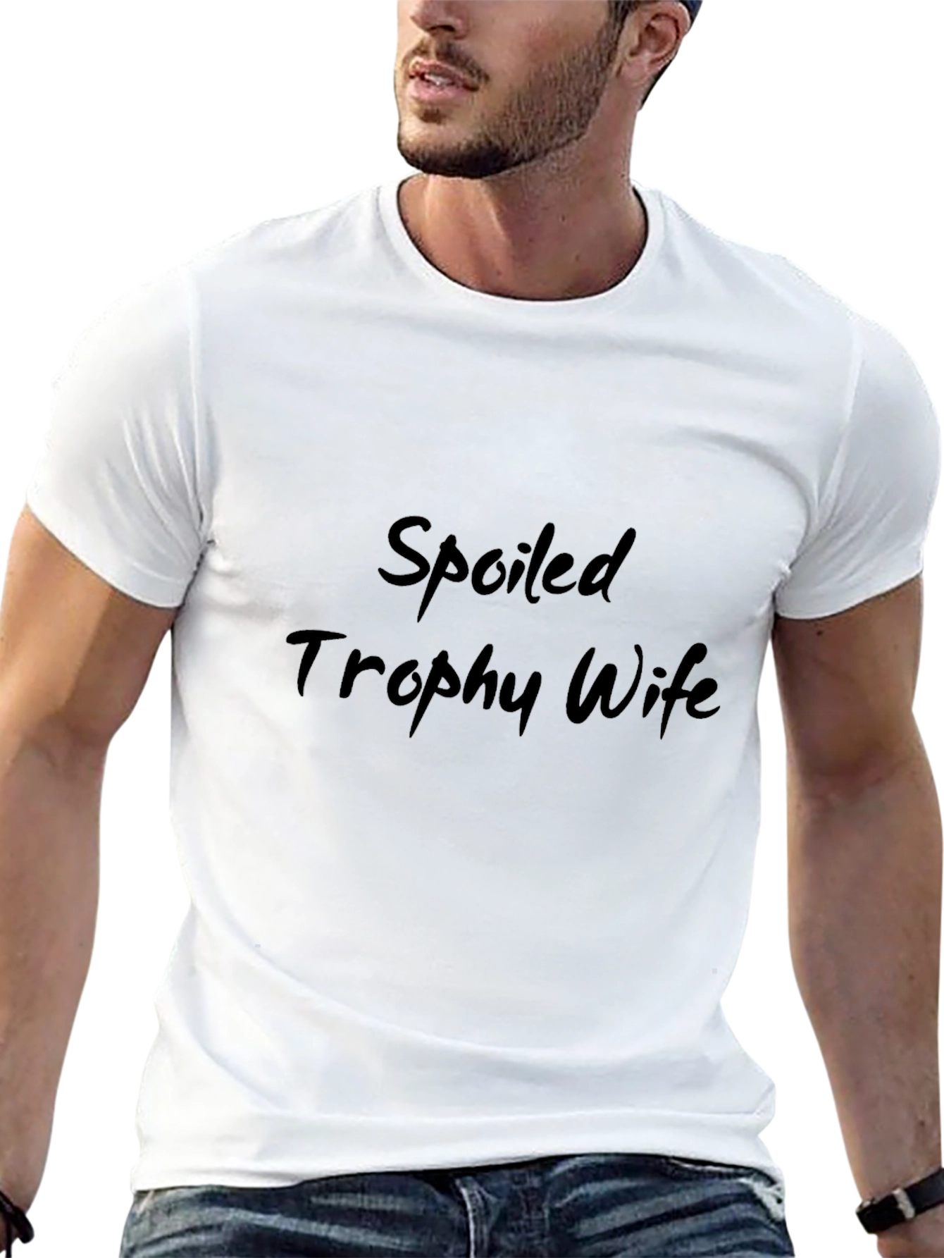 Spoiled Trophy Wife T-Shirt - Novelty Graphic Tee