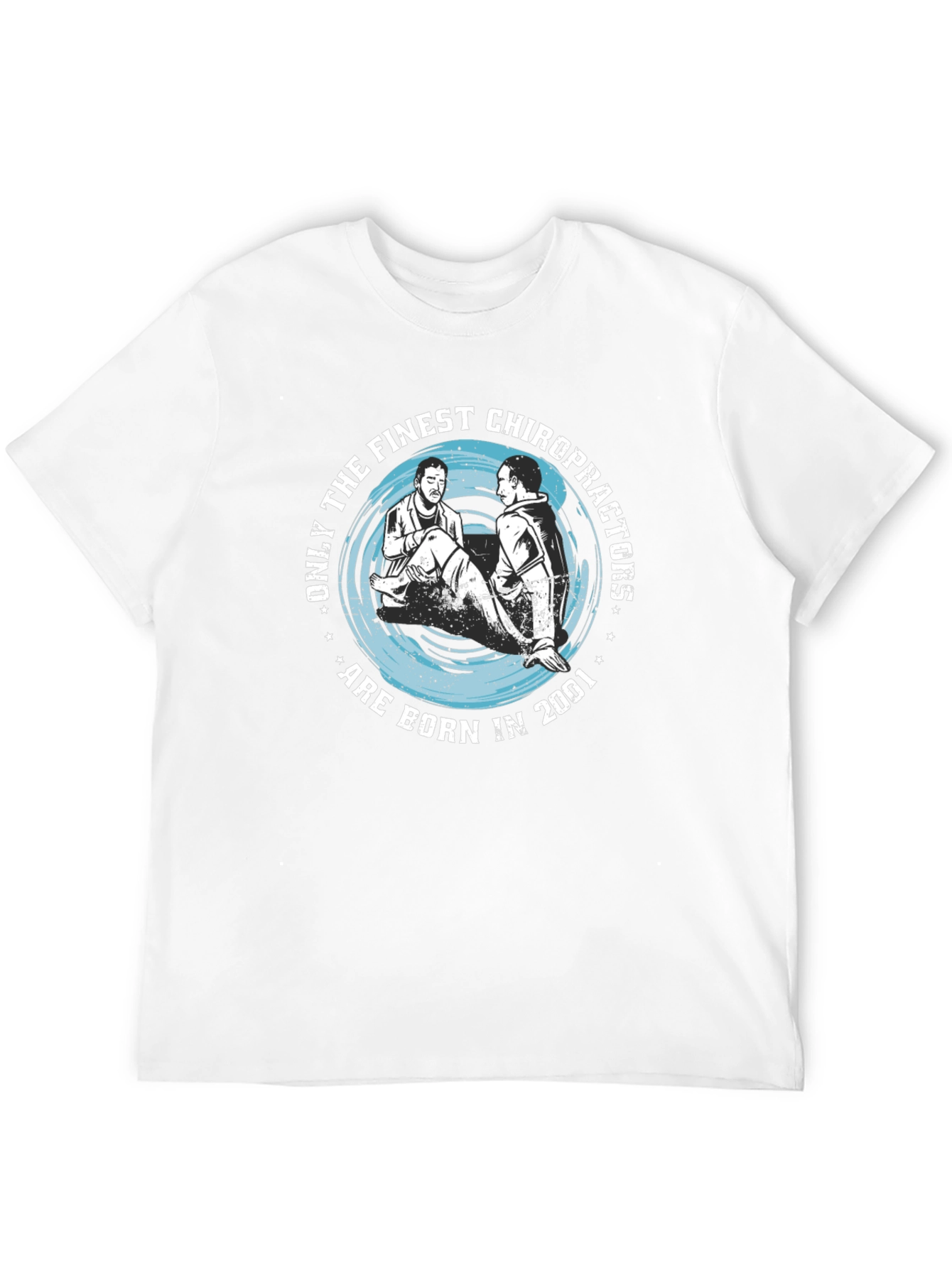 Chiropractor Born in 2001 Black T-Shirt