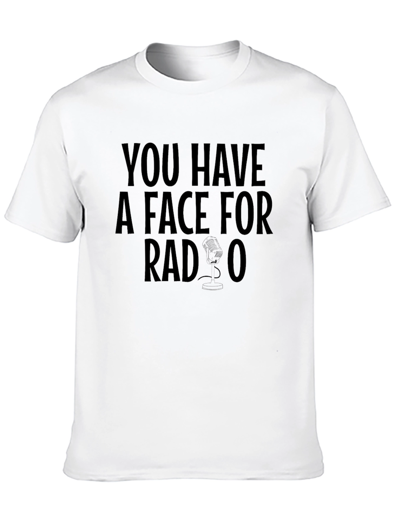 Face for Radio T-Shirt Funny Graphic Tee