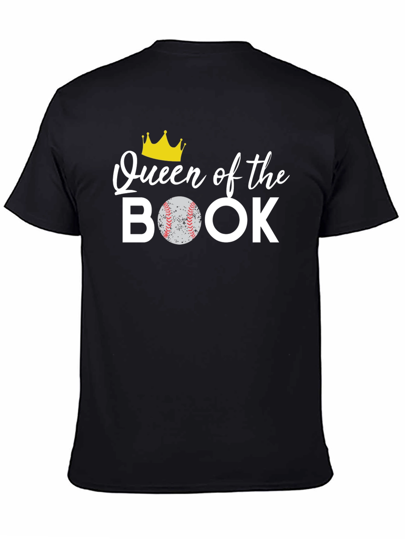 Queen of the Book Baseball T-Shirt