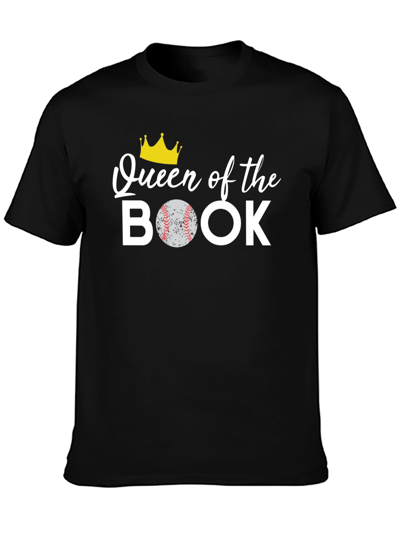 Queen of the Book Baseball T-Shirt