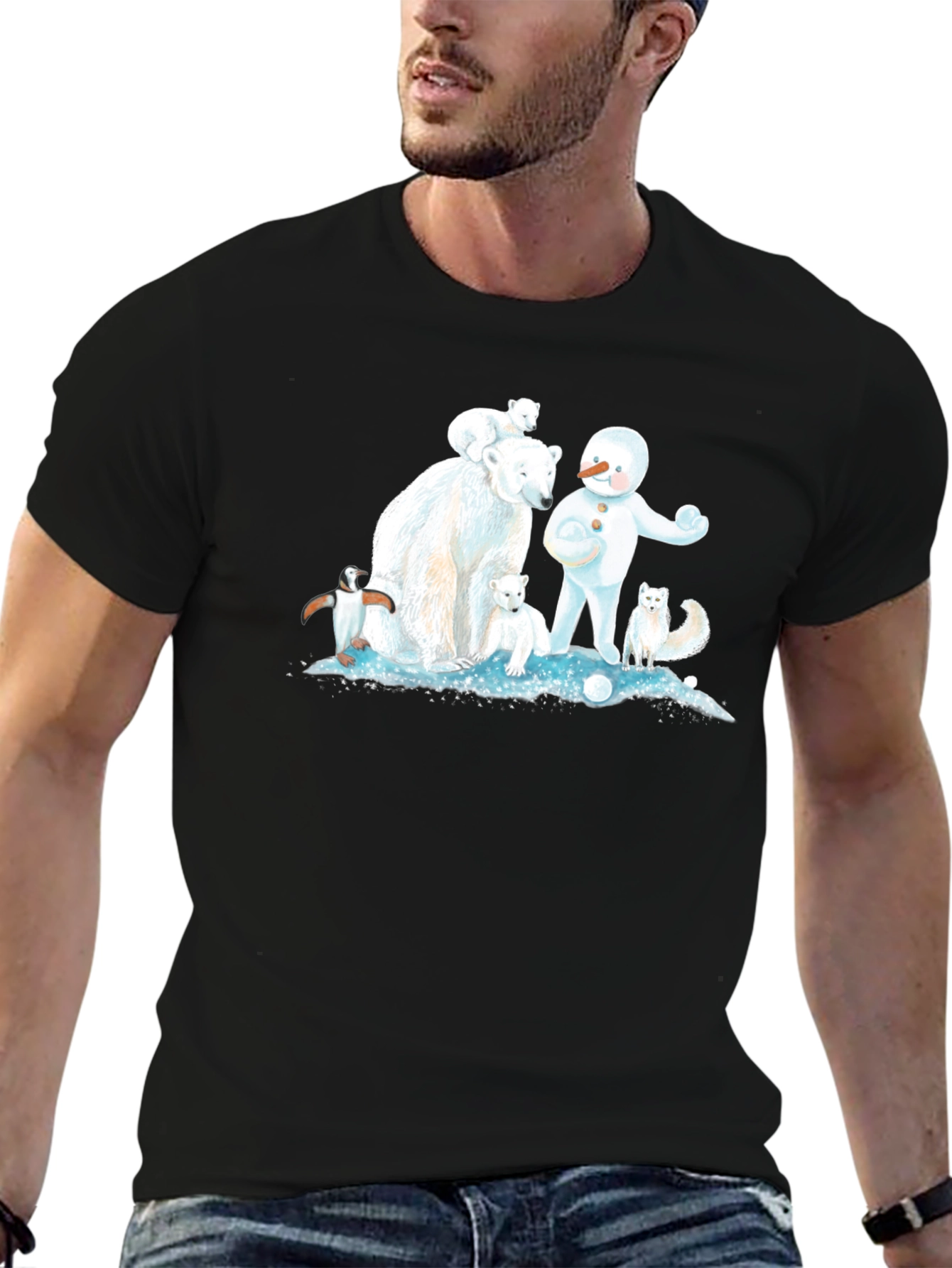 Winter Animal Print T-Shirt