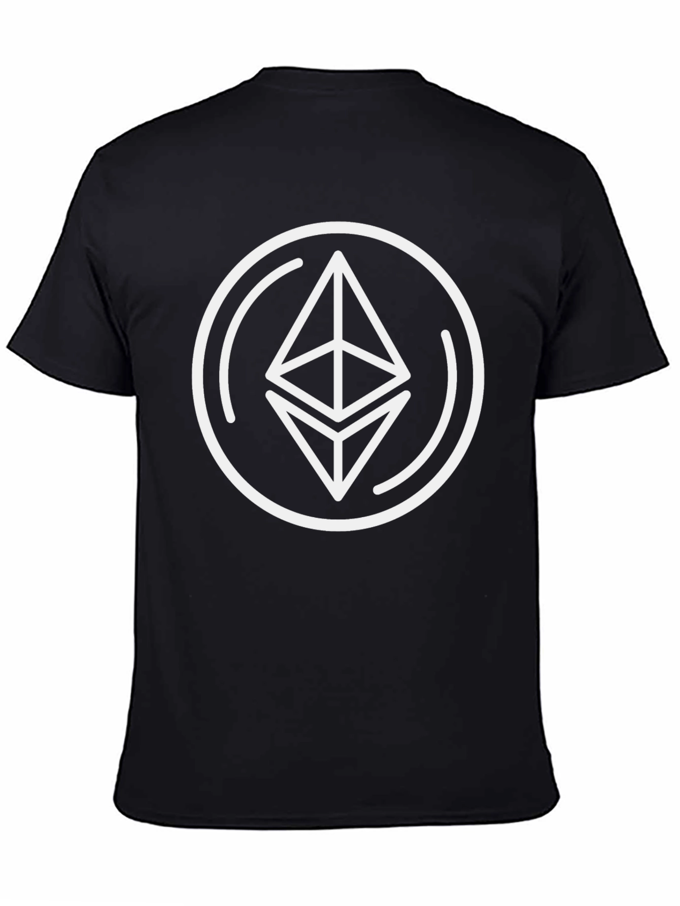 Ethereum Logo Black T-Shirt - Crypto Fan Apparel