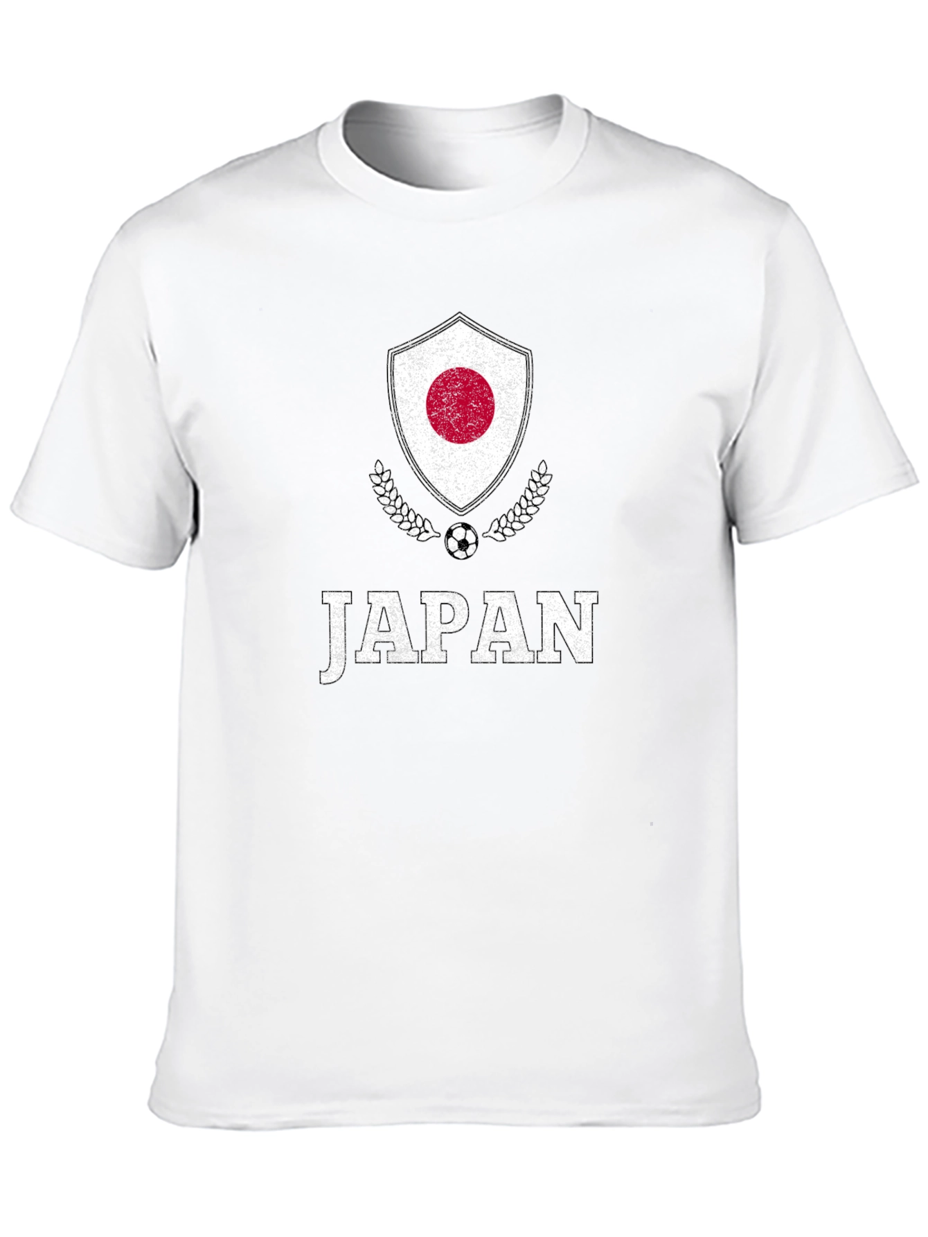 Japan Soccer Graphic T-Shirt - Black Cotton Tee