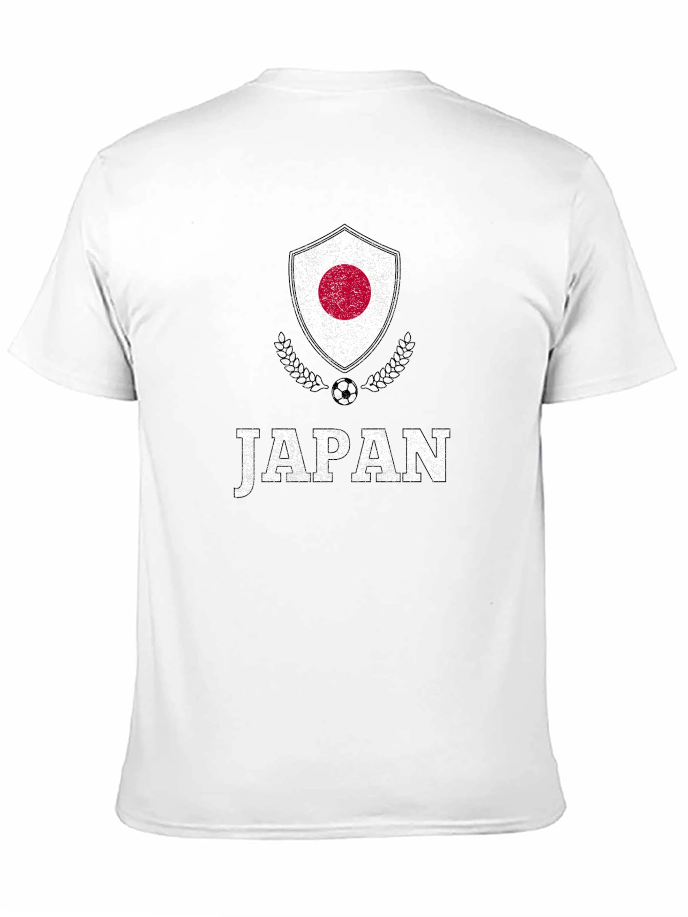 Japan Soccer Graphic T-Shirt - Black Cotton Tee