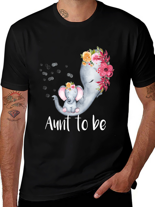 Aunt to Be Elephant T-Shirt