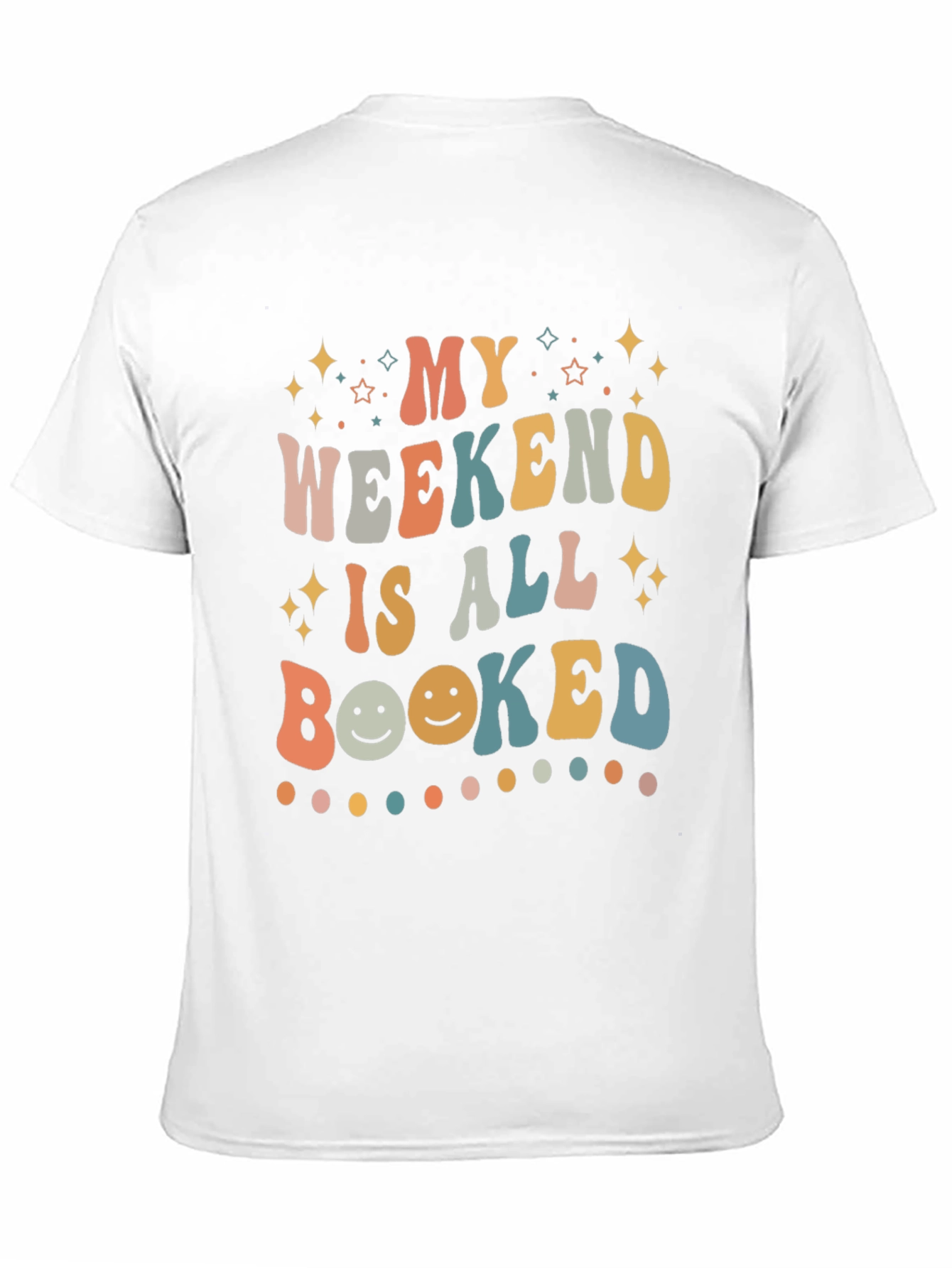 My Weekend is All Booked Retro T-Shirt