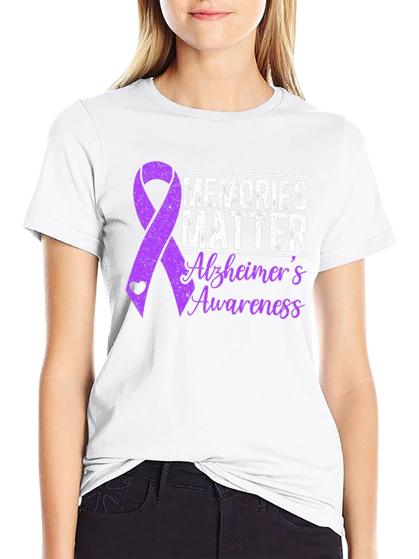 Alzheimers Awareness Graphic T-Shirt