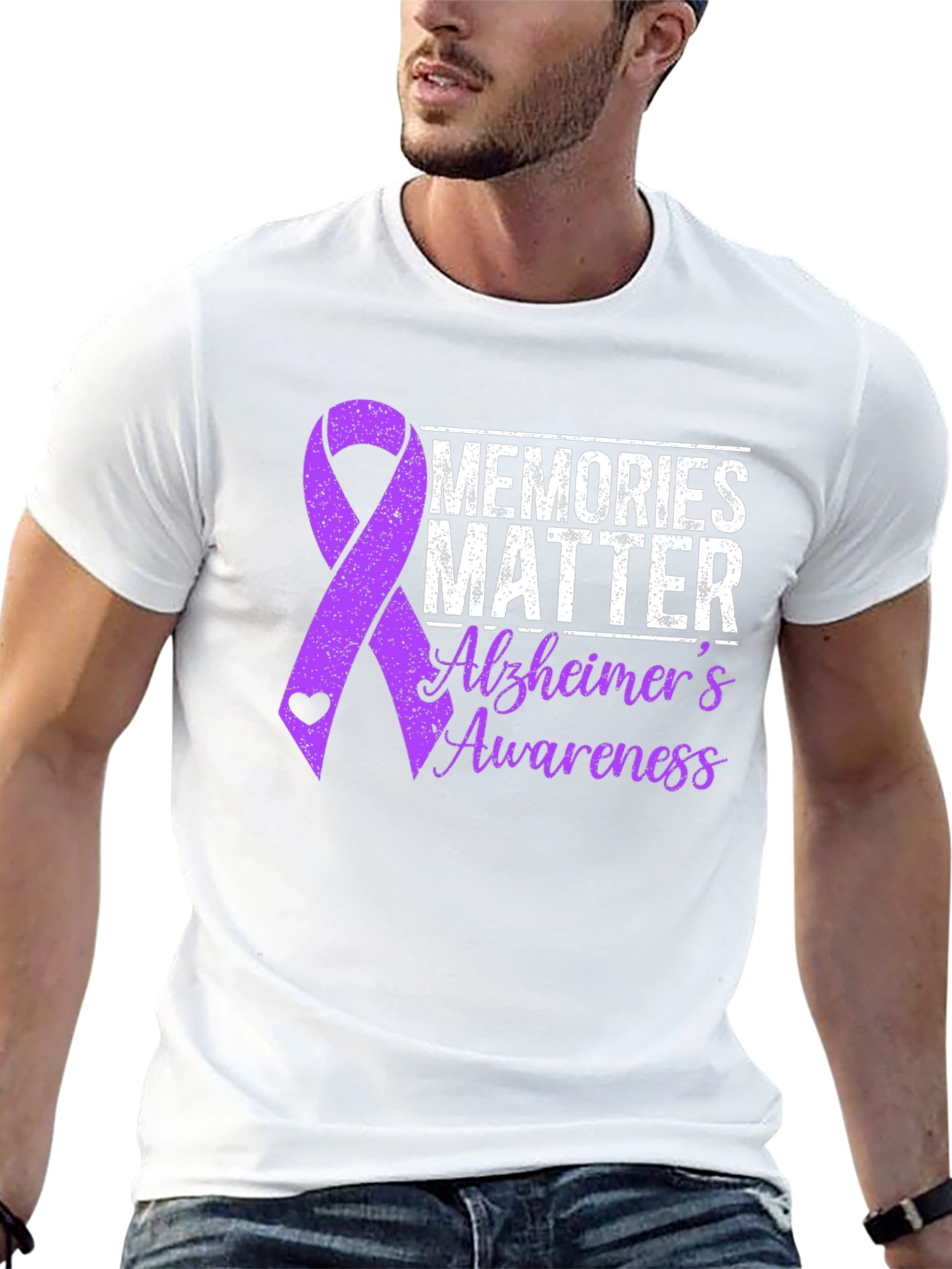 Alzheimers Awareness Graphic T-Shirt