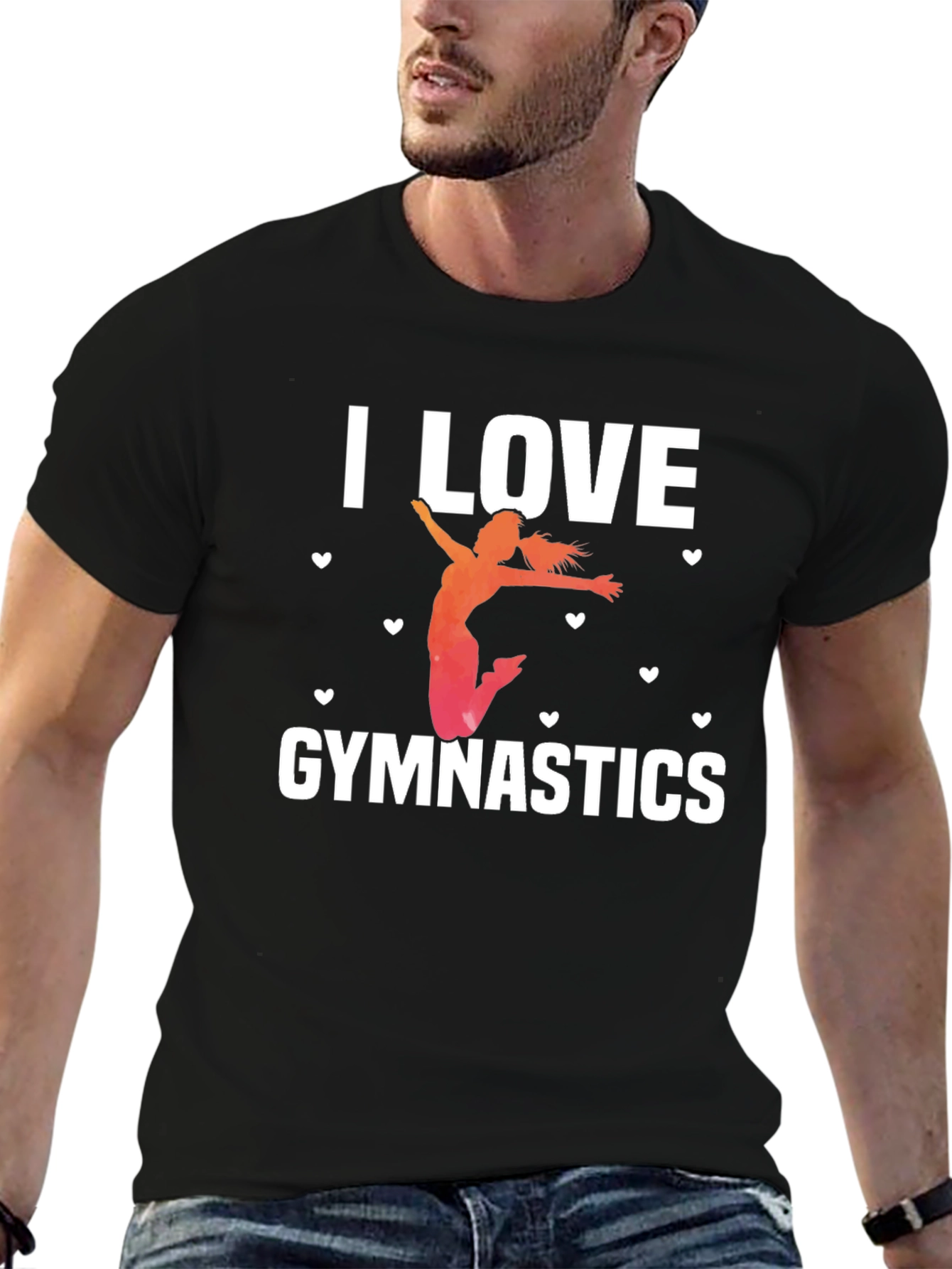 I Love Gymnastics Graphic T-Shirt