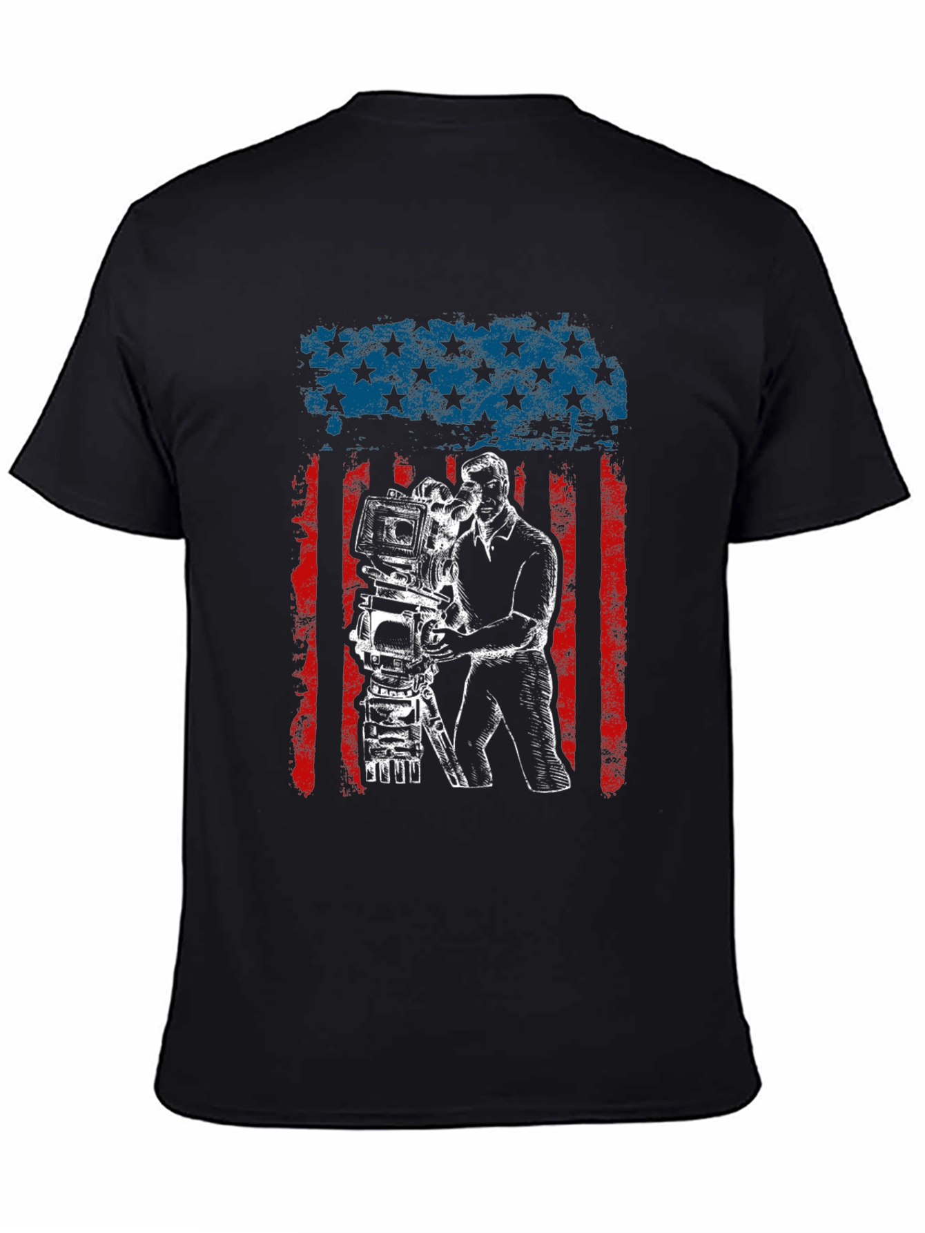 American Flag Cinematographer T-Shirt