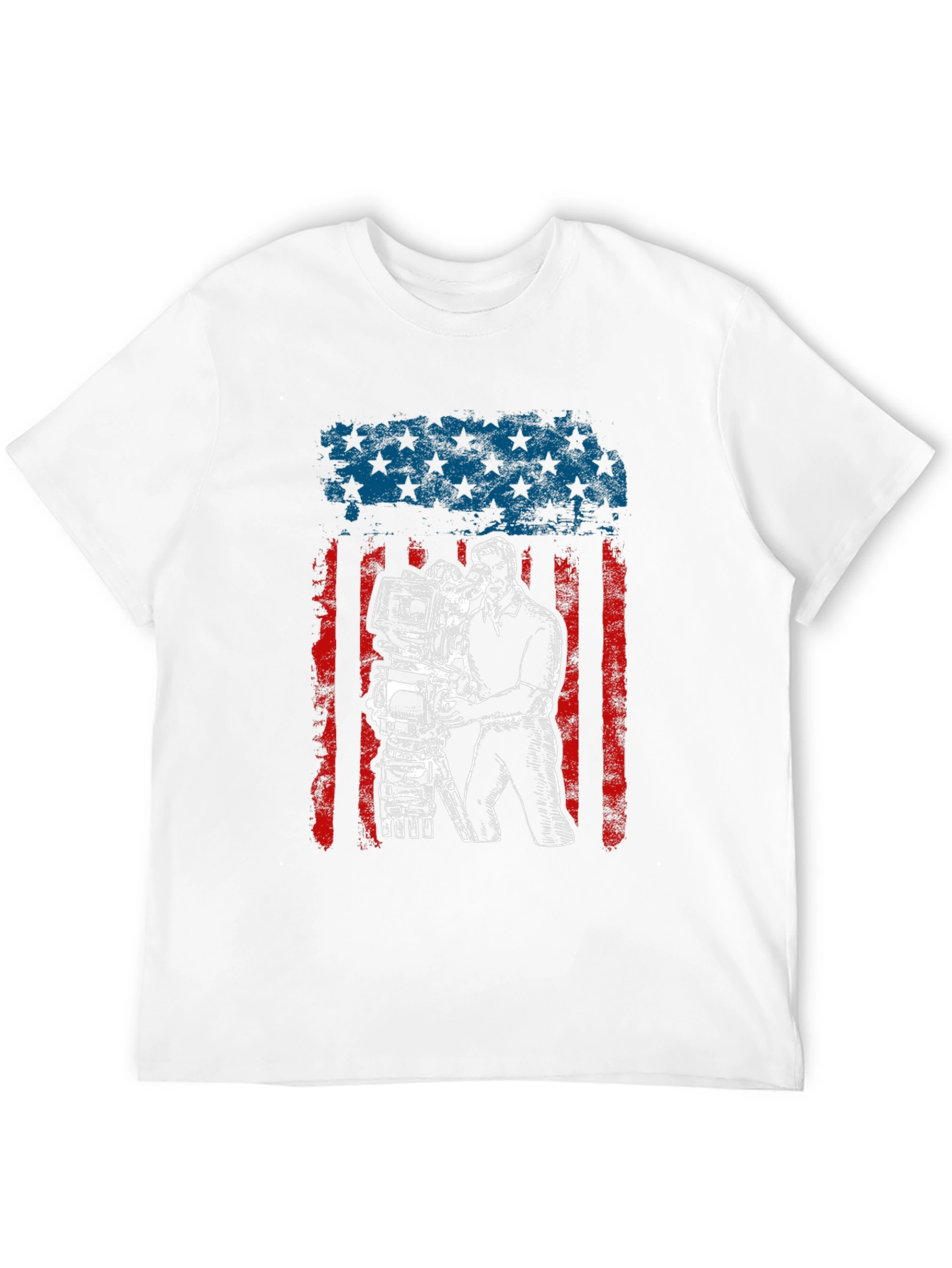 American Flag Cinematographer T-Shirt