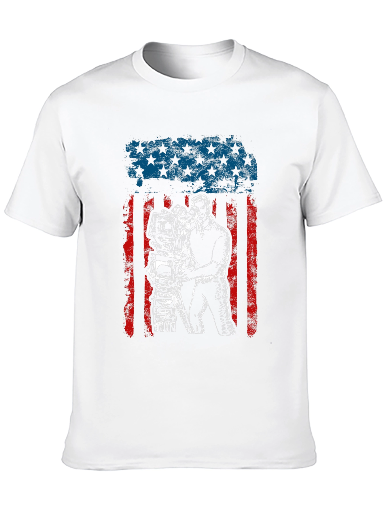 American Flag Cinematographer T-Shirt