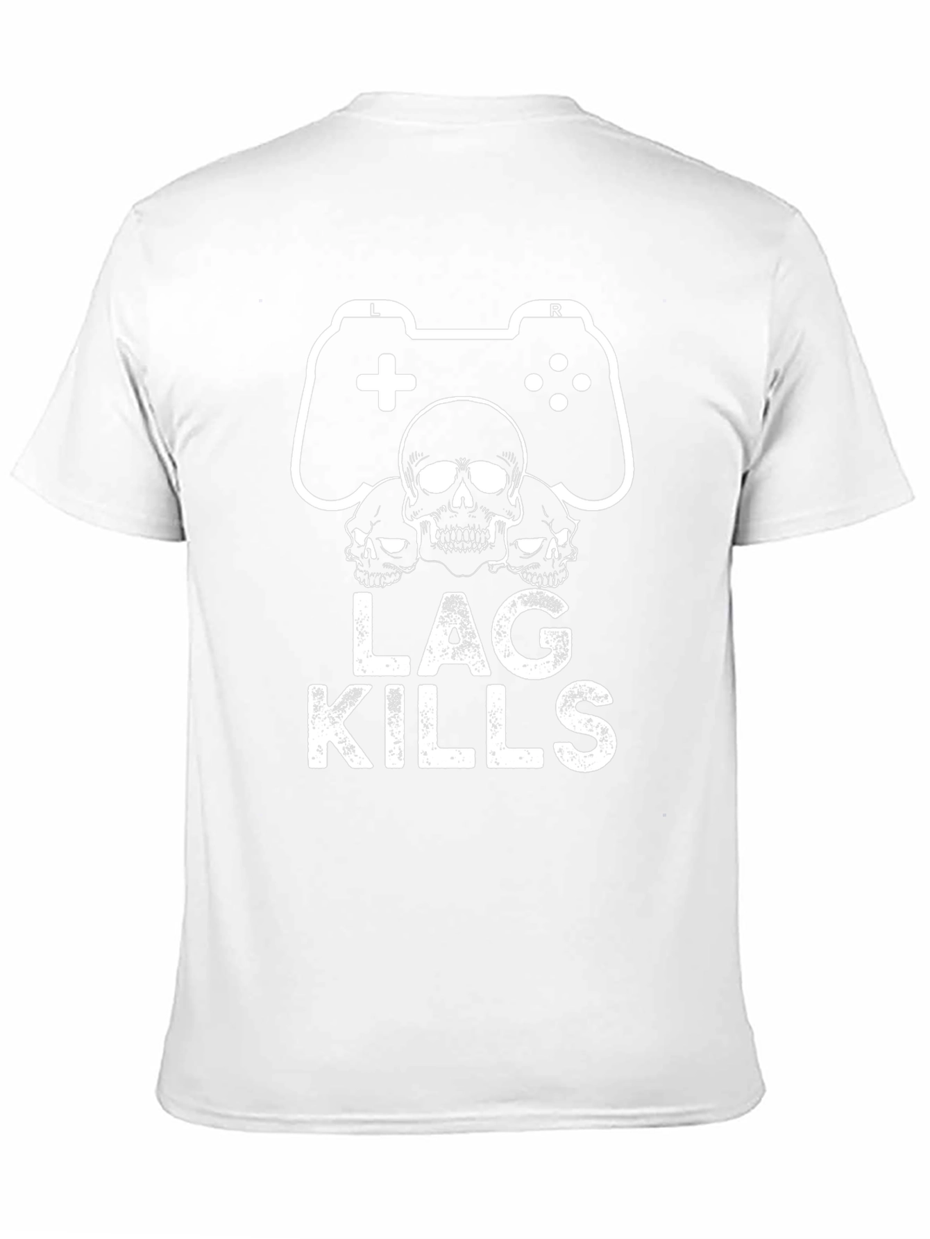Gamer T-Shirt: Lag Kills Design