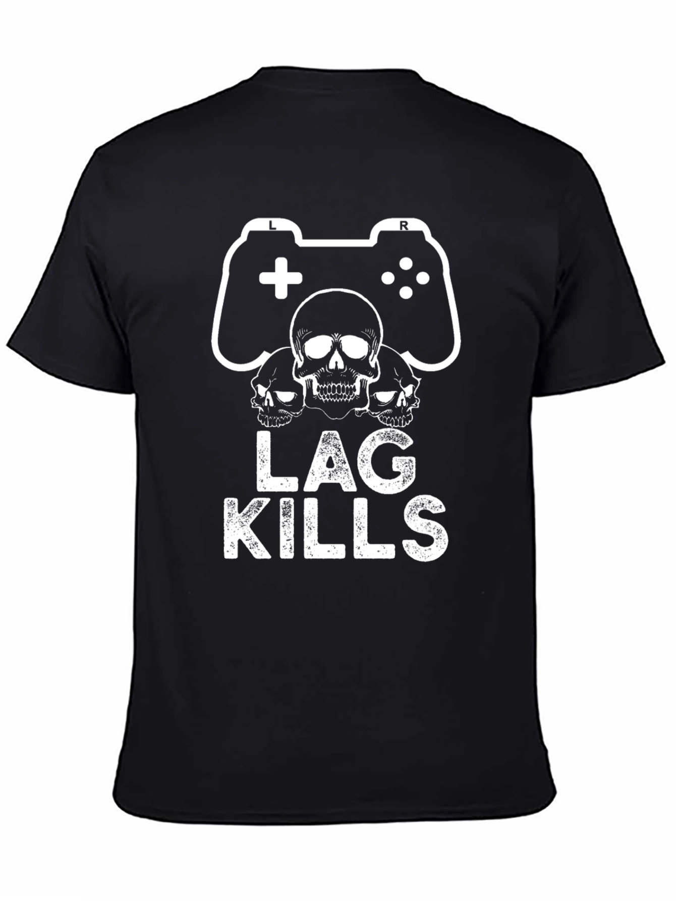 Gamer T-Shirt: Lag Kills Design