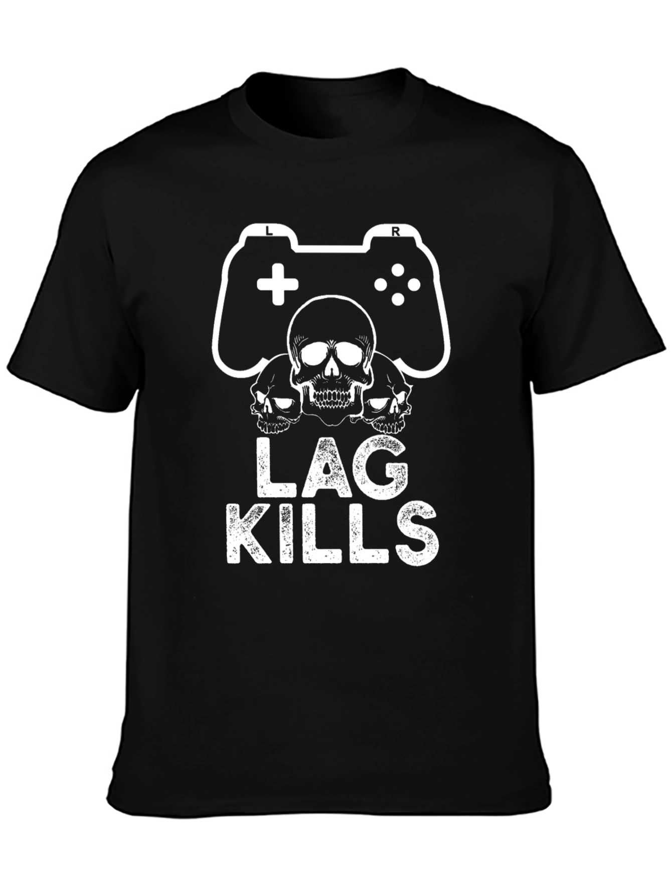 Gamer T-Shirt: Lag Kills Design