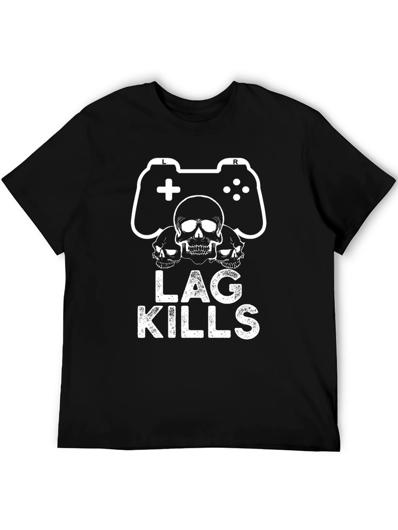 Gamer T-Shirt: Lag Kills Design