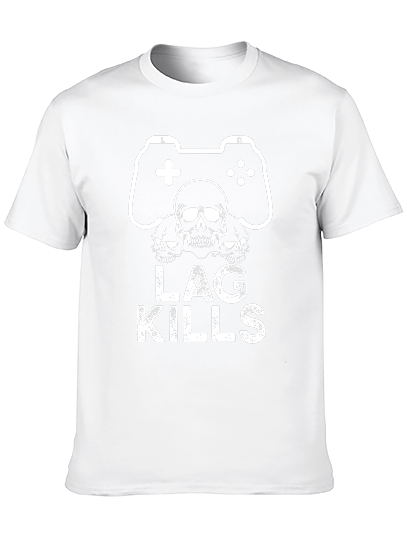 Gamer T-Shirt: Lag Kills Design