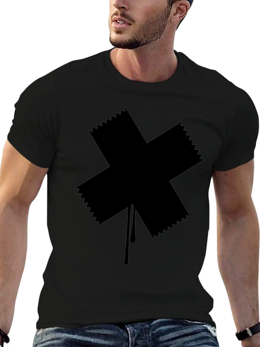 Black X Graphic Tee - Modern Urban Style