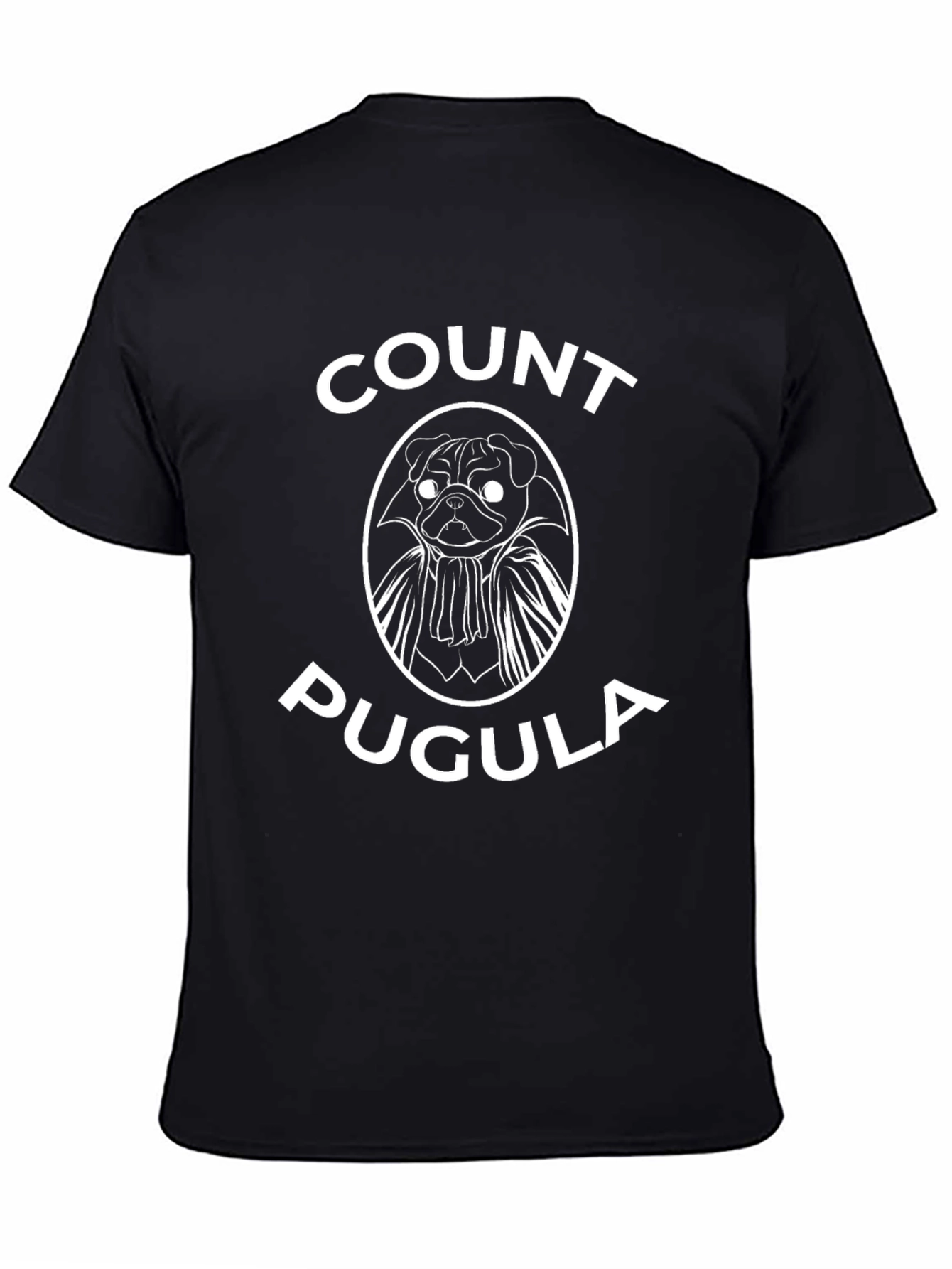 Count Pugula T-Shirt - Funny Pug Dracula Graphic Tee