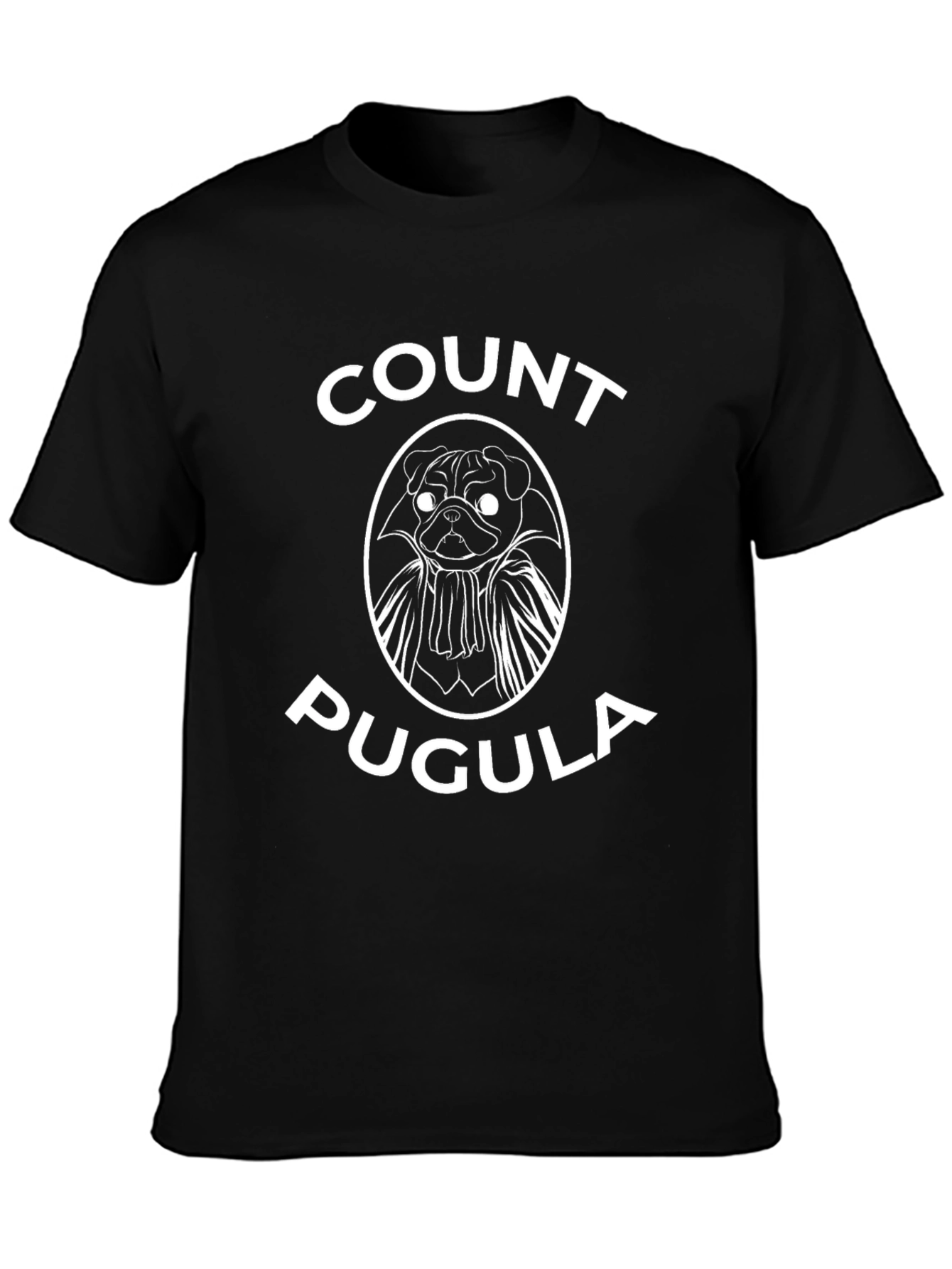 Count Pugula T-Shirt - Funny Pug Dracula Graphic Tee