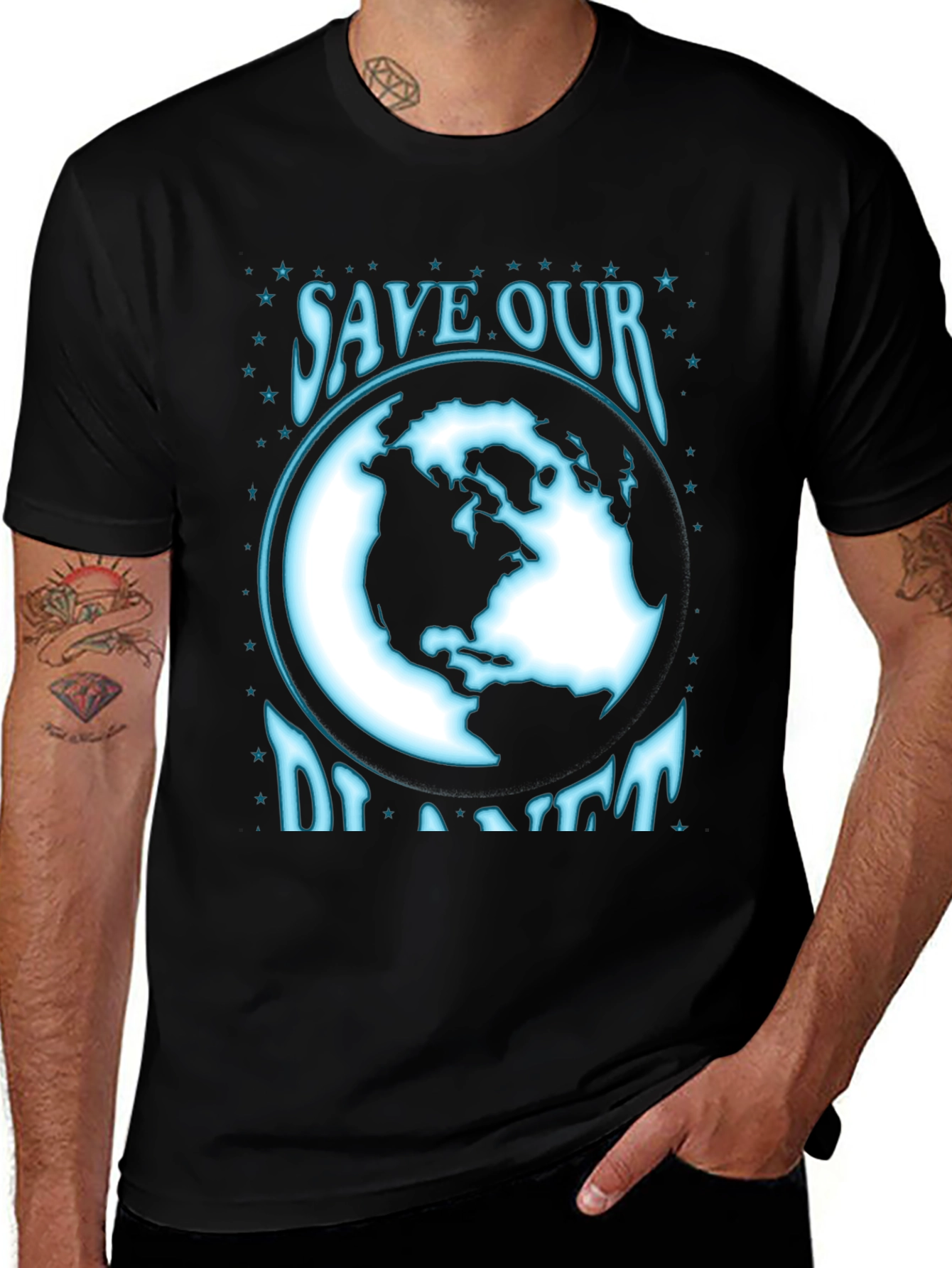 Save Our Planet Graphic T-Shirt